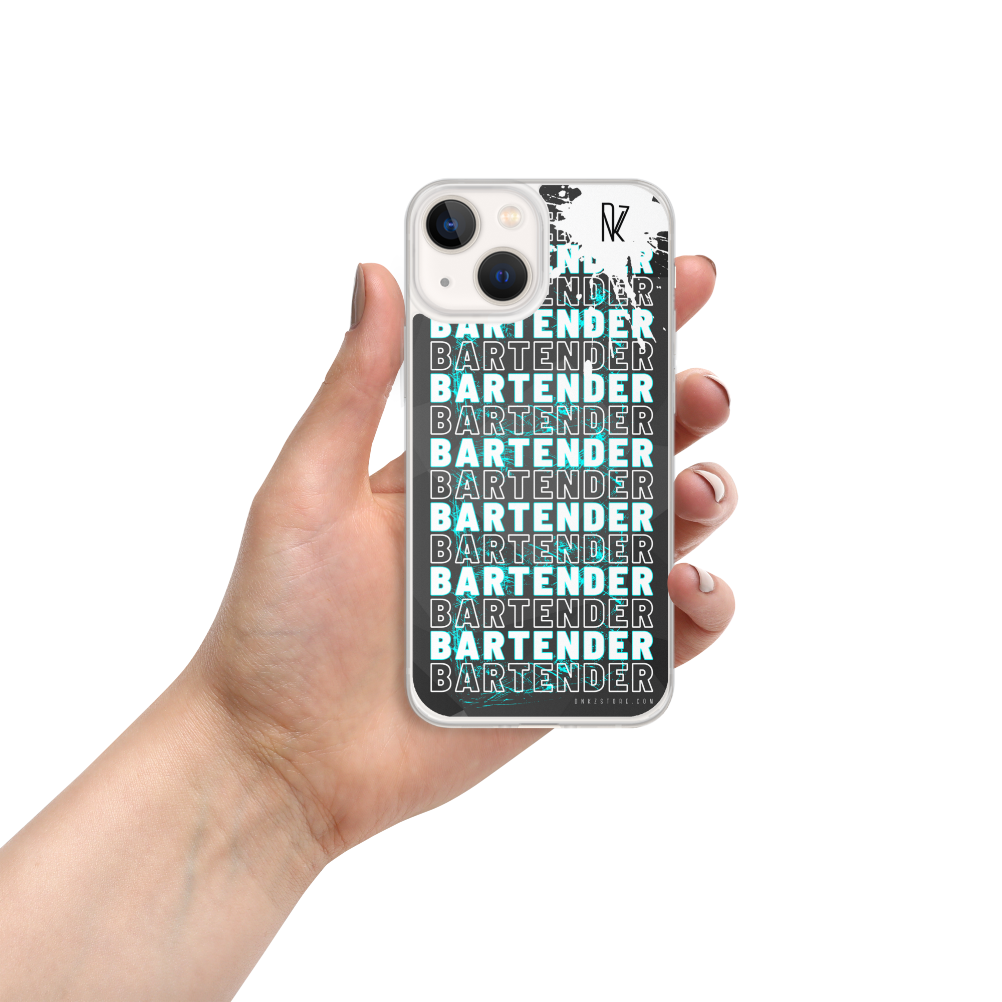 Coque pour iPhone® DNKZ Crew Bartender - "Blue"