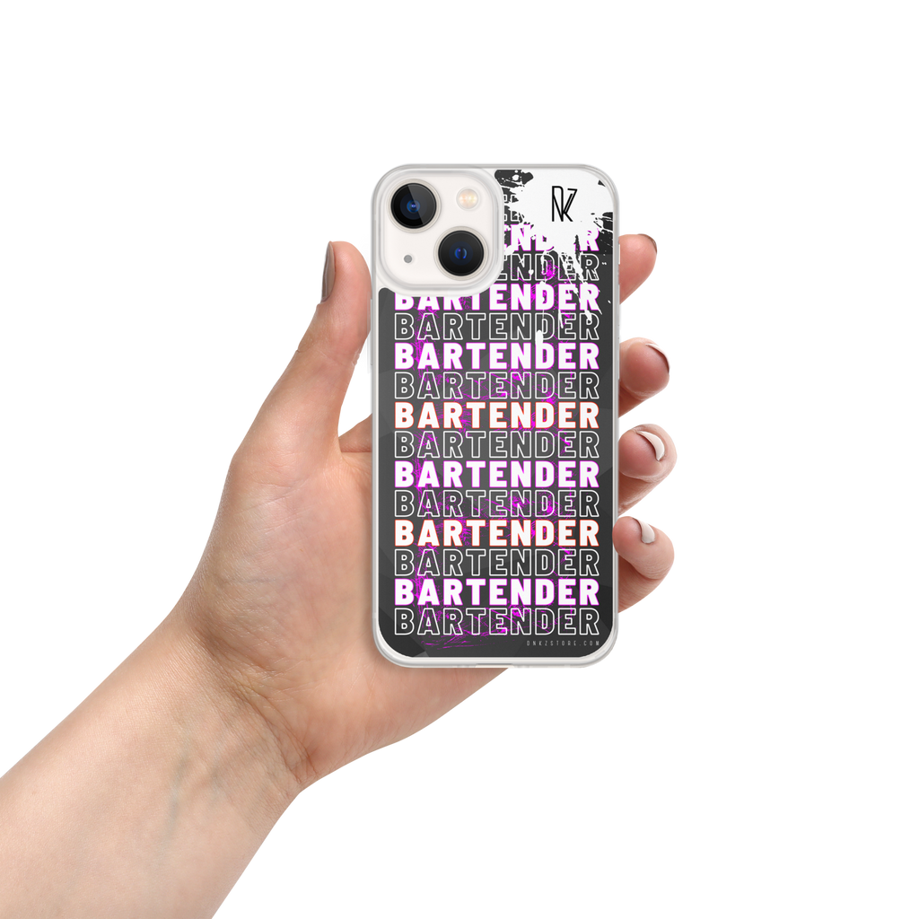 Coque pour iPhone® DNKZ Crew Bartender - "Purple"