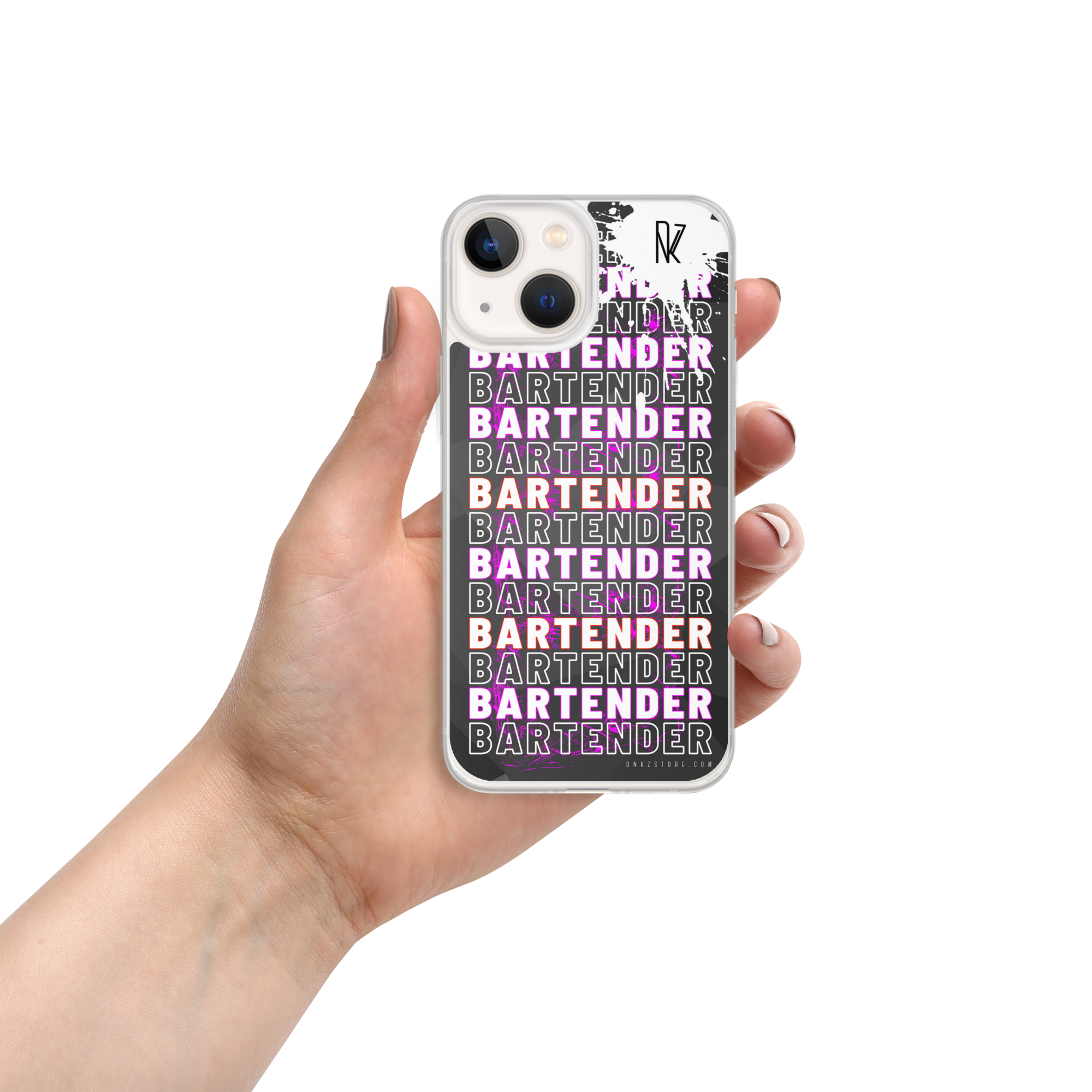 Coque pour iPhone® DNKZ Crew Bartender - "Purple"
