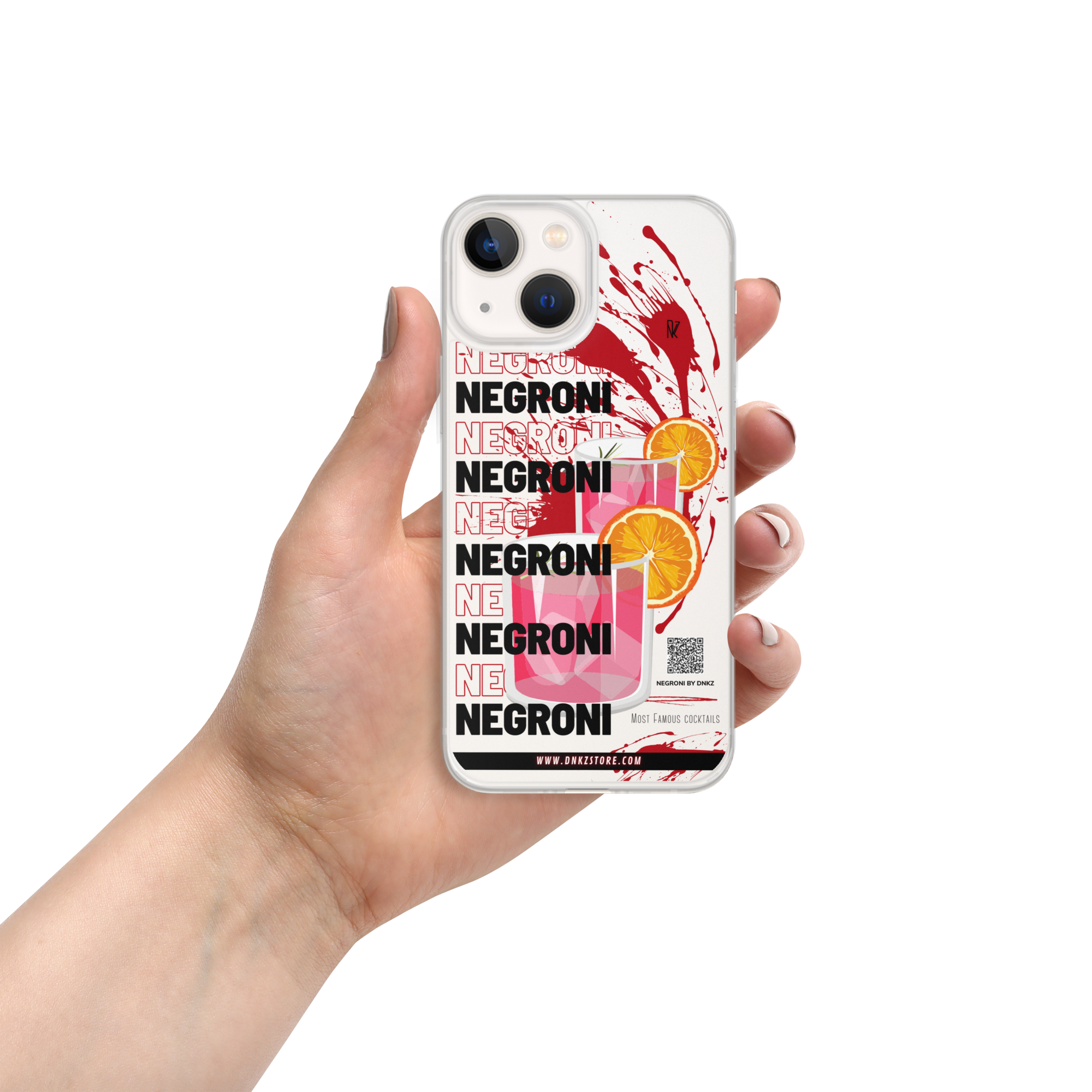 Coque iPhone® DNKZ Most Famous Cocktails - "Negroni"
