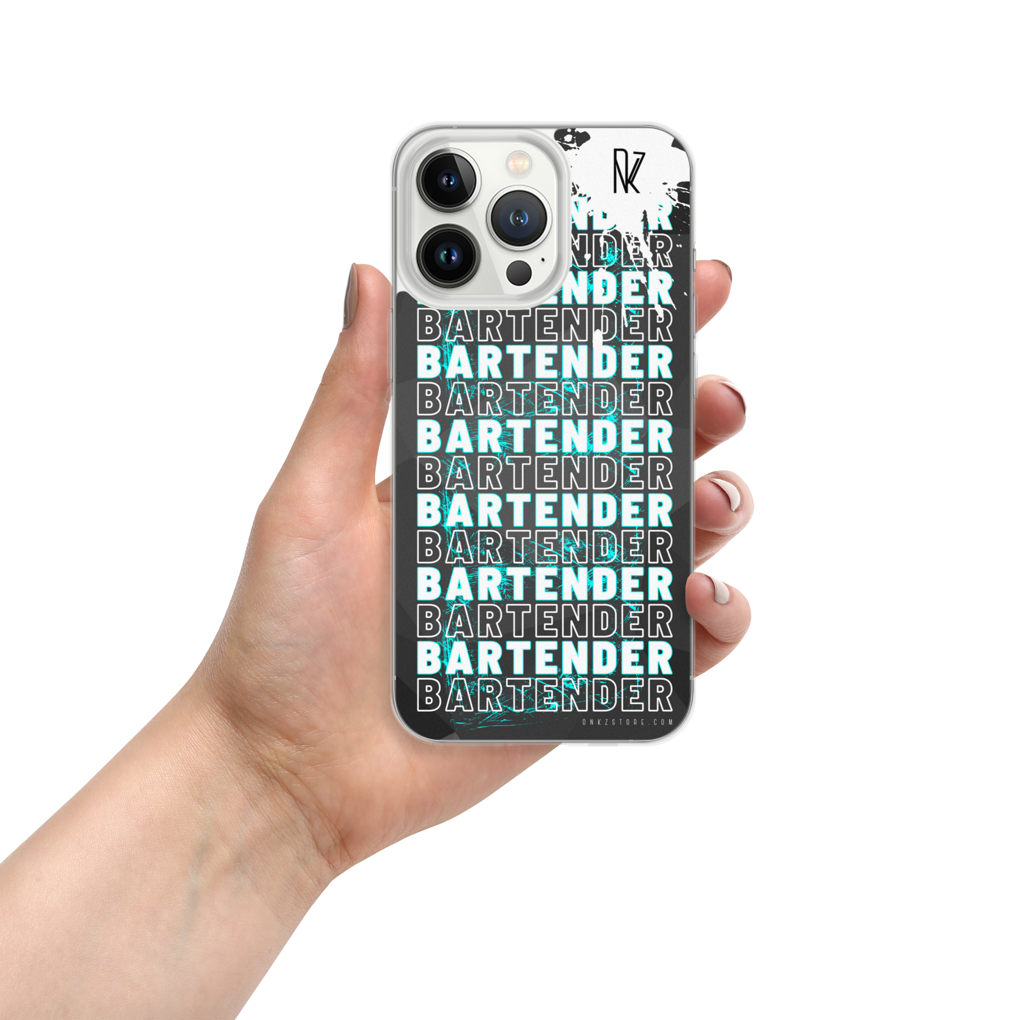 Coque pour iPhone® DNKZ Crew Bartender - "Blue"