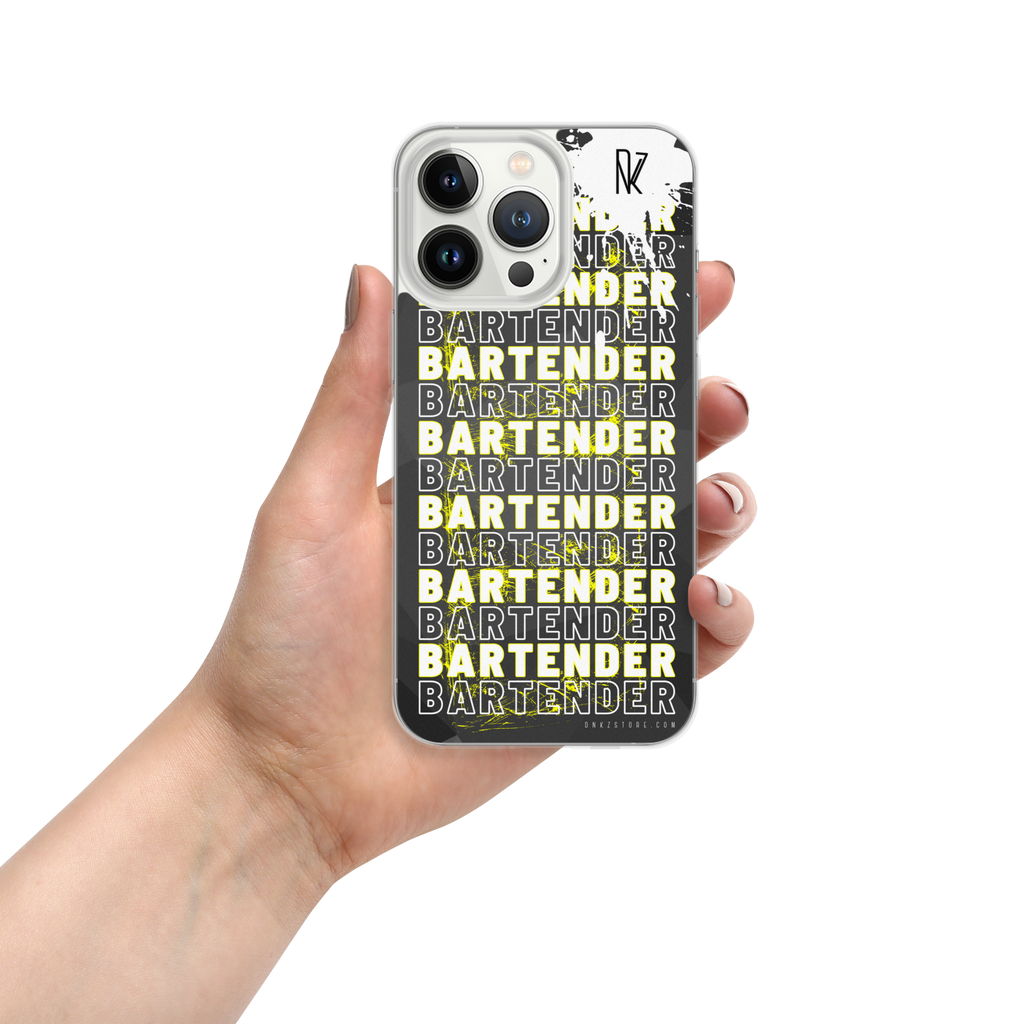 Coque pour iPhone® DNKZ Crew Bartender - "Yellow"