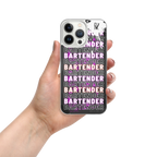 Coque pour iPhone® DNKZ Crew Bartender - "Purple"