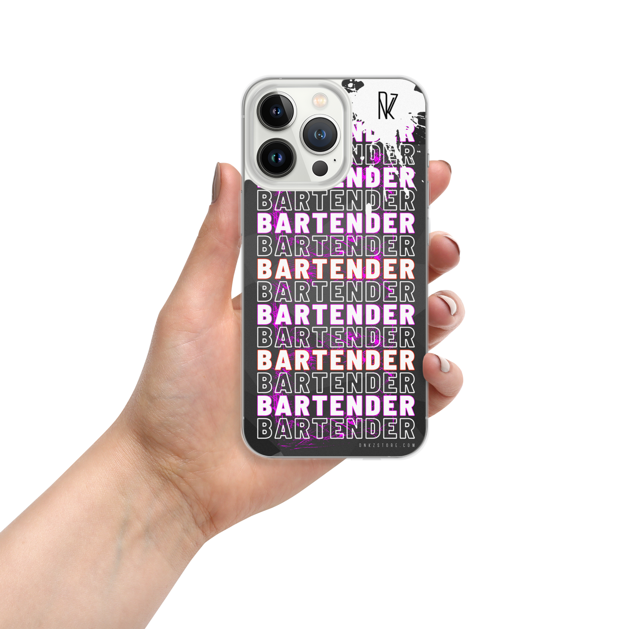 Coque pour iPhone® DNKZ Crew Bartender - "Purple"