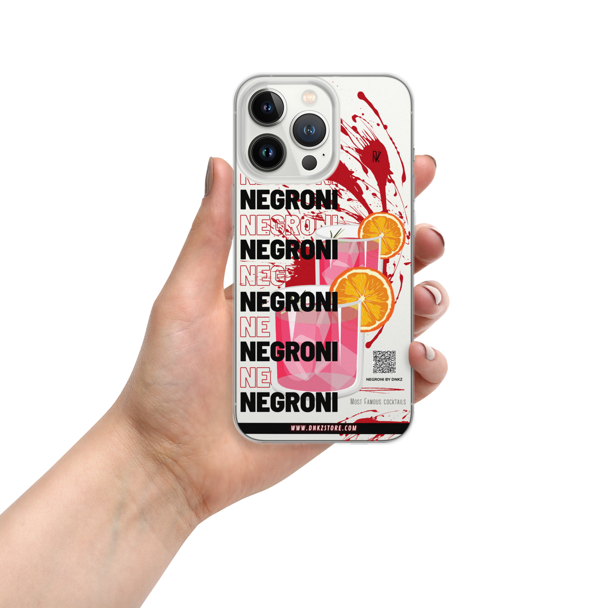 Coque iPhone® DNKZ Most Famous Cocktails - "Negroni"