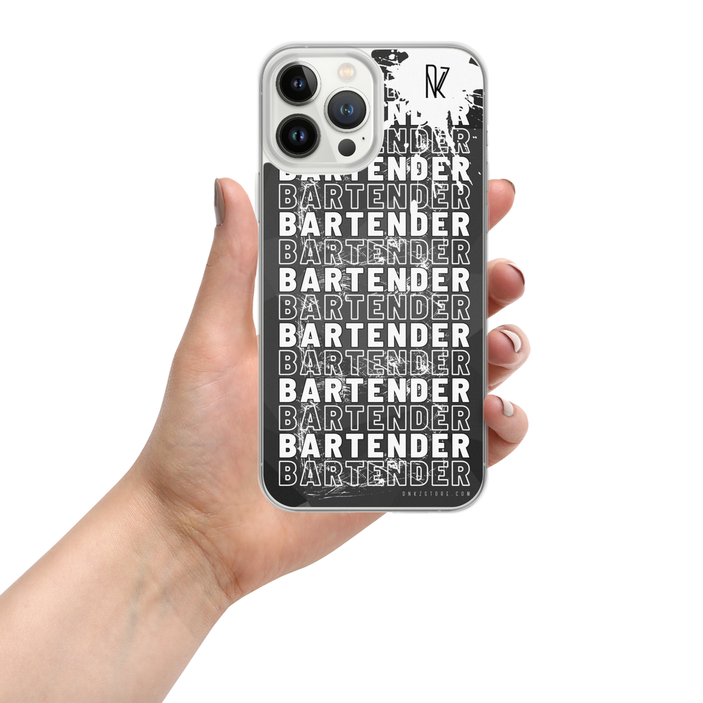 Coque pour iPhone® DNKZ Crew Bartender - "White"