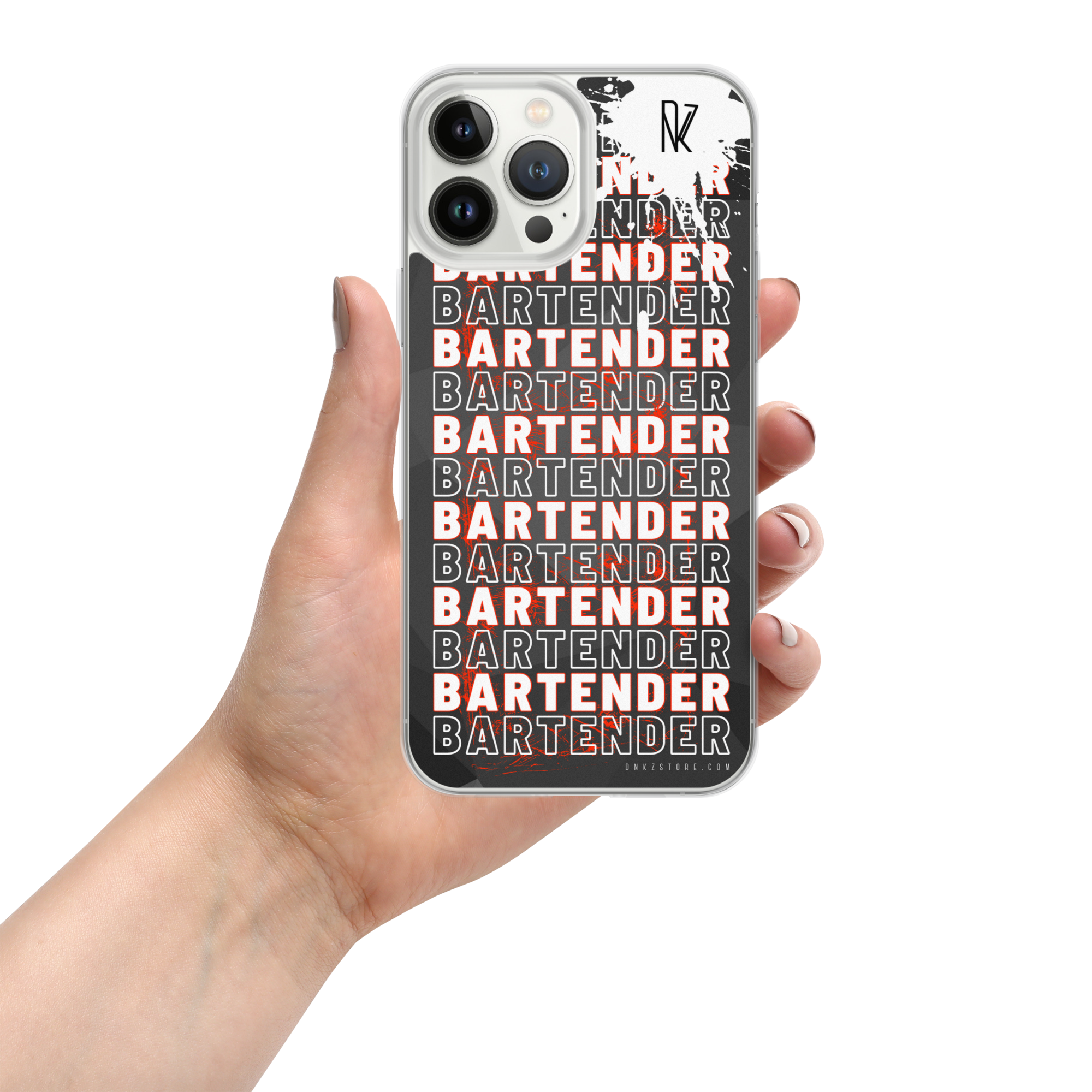 Coque iPhone® DNKZ Crew Bartender - "Red"