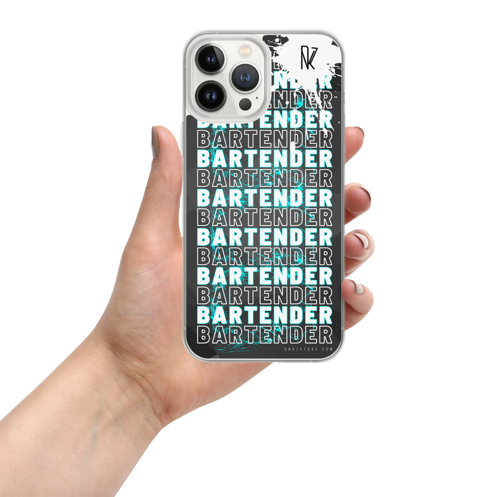 Coque pour iPhone® DNKZ Crew Bartender - "Blue"