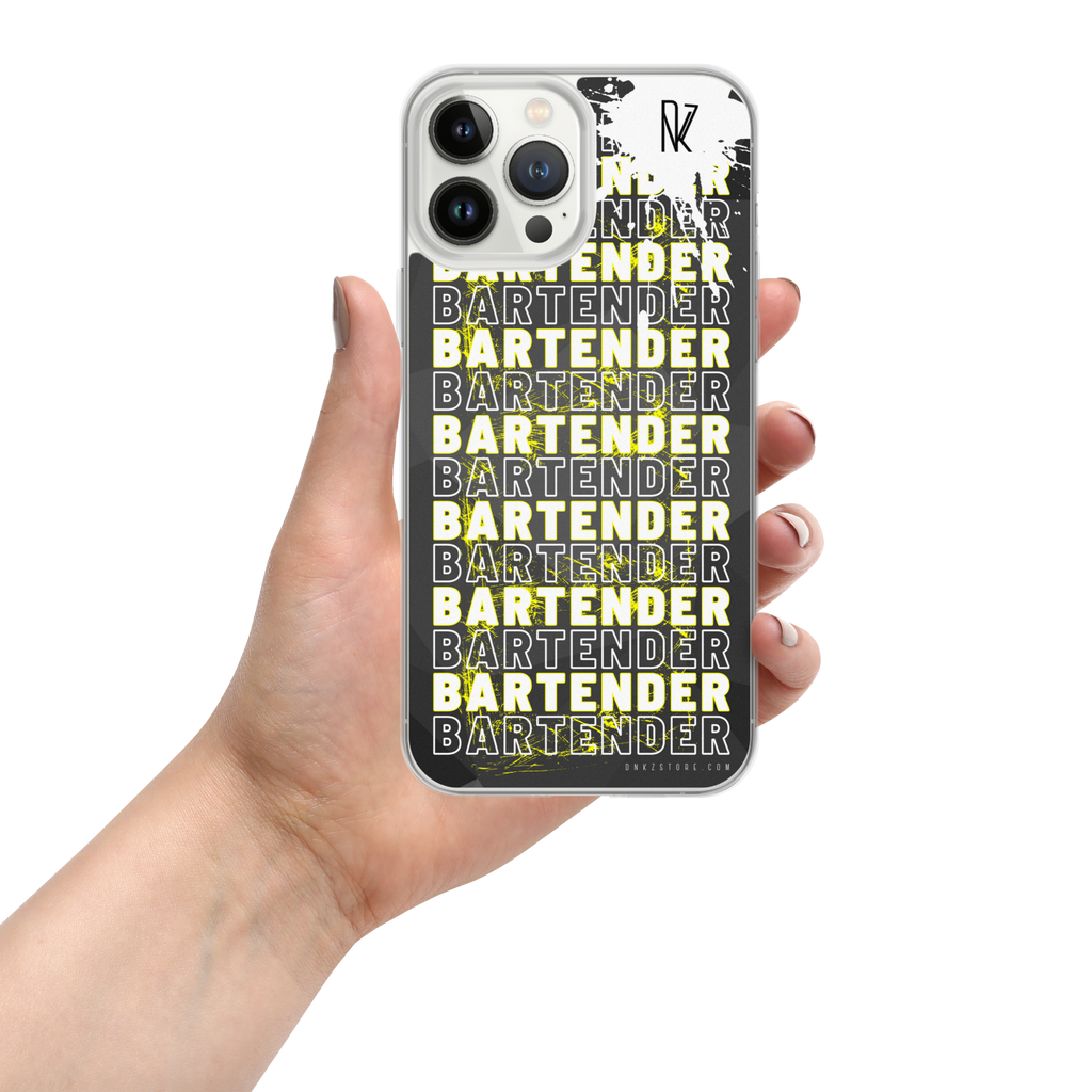 Coque pour iPhone® DNKZ Crew Bartender - "Yellow"