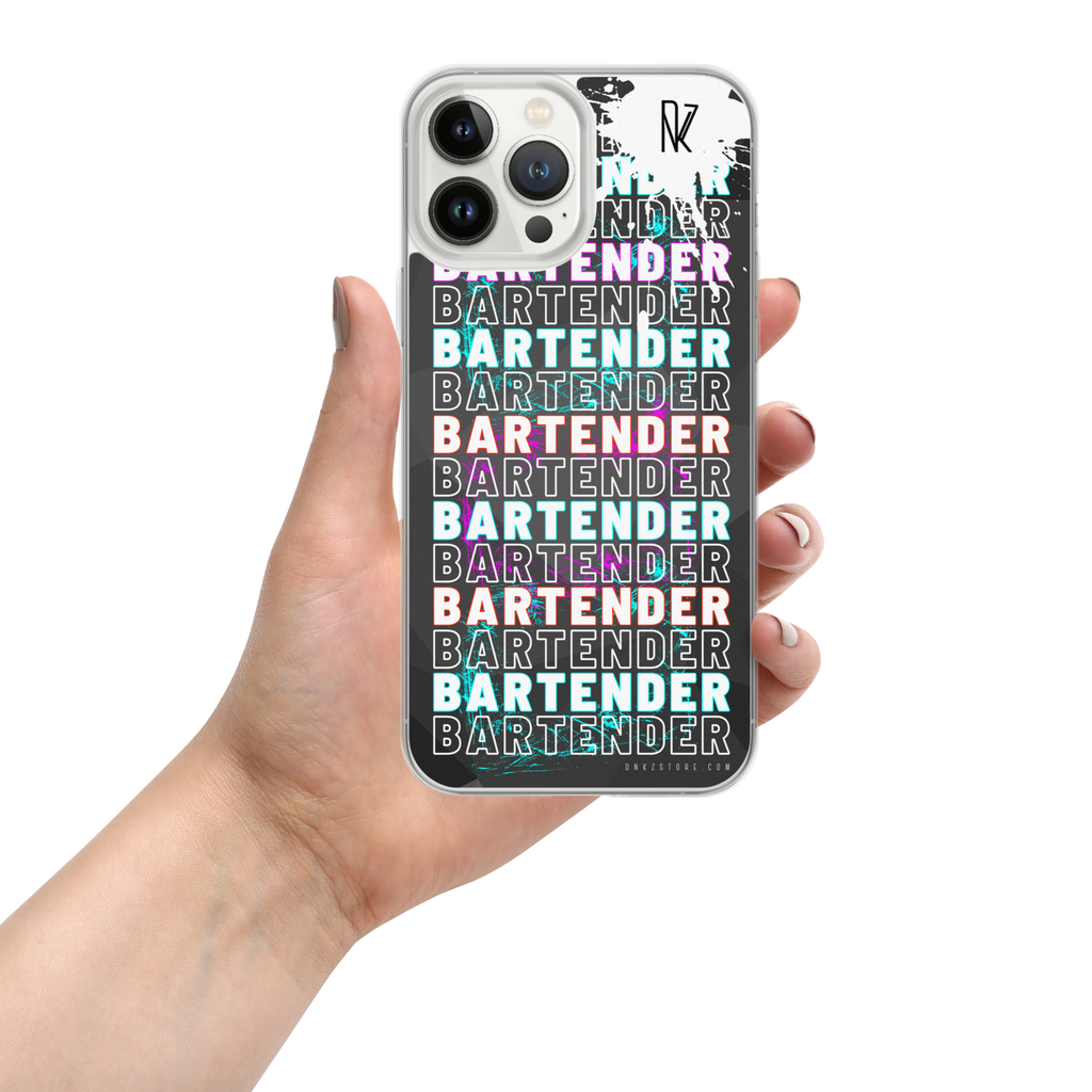 Coque pour iPhone® DNKZ Crew Bartender - "Blue & Purple"