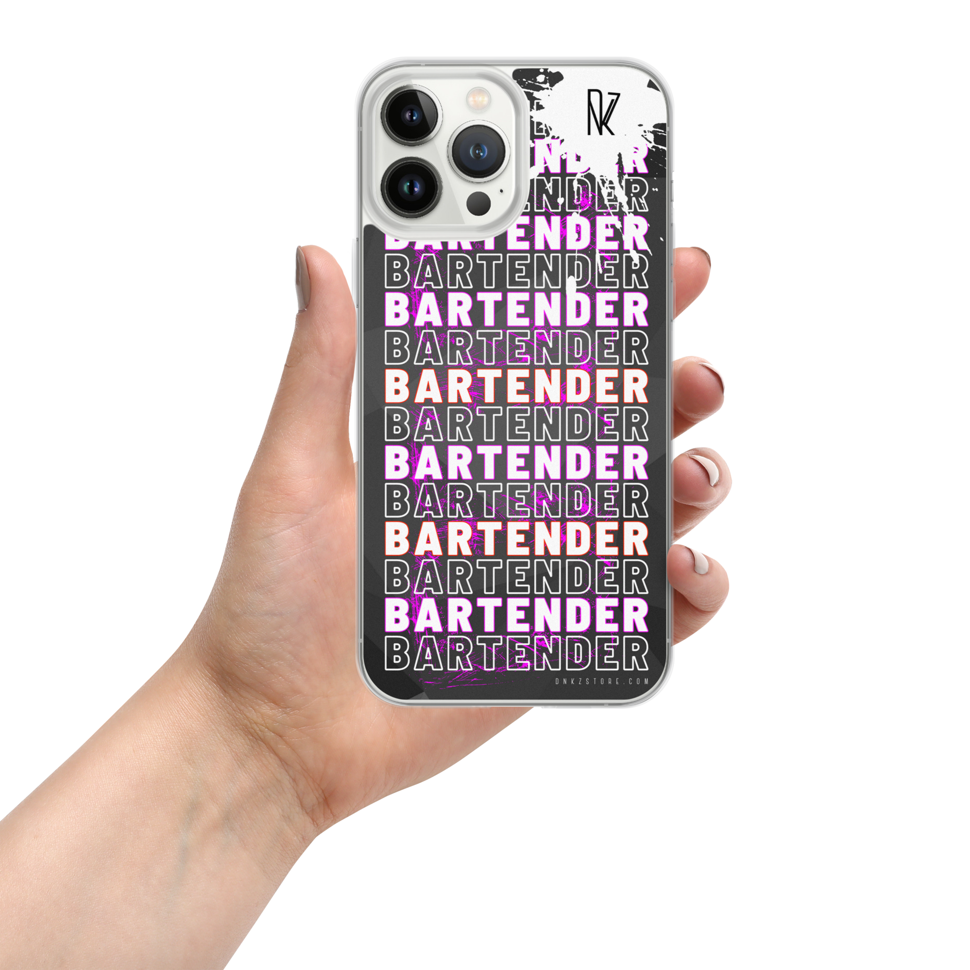 Coque pour iPhone® DNKZ Crew Bartender - "Purple"