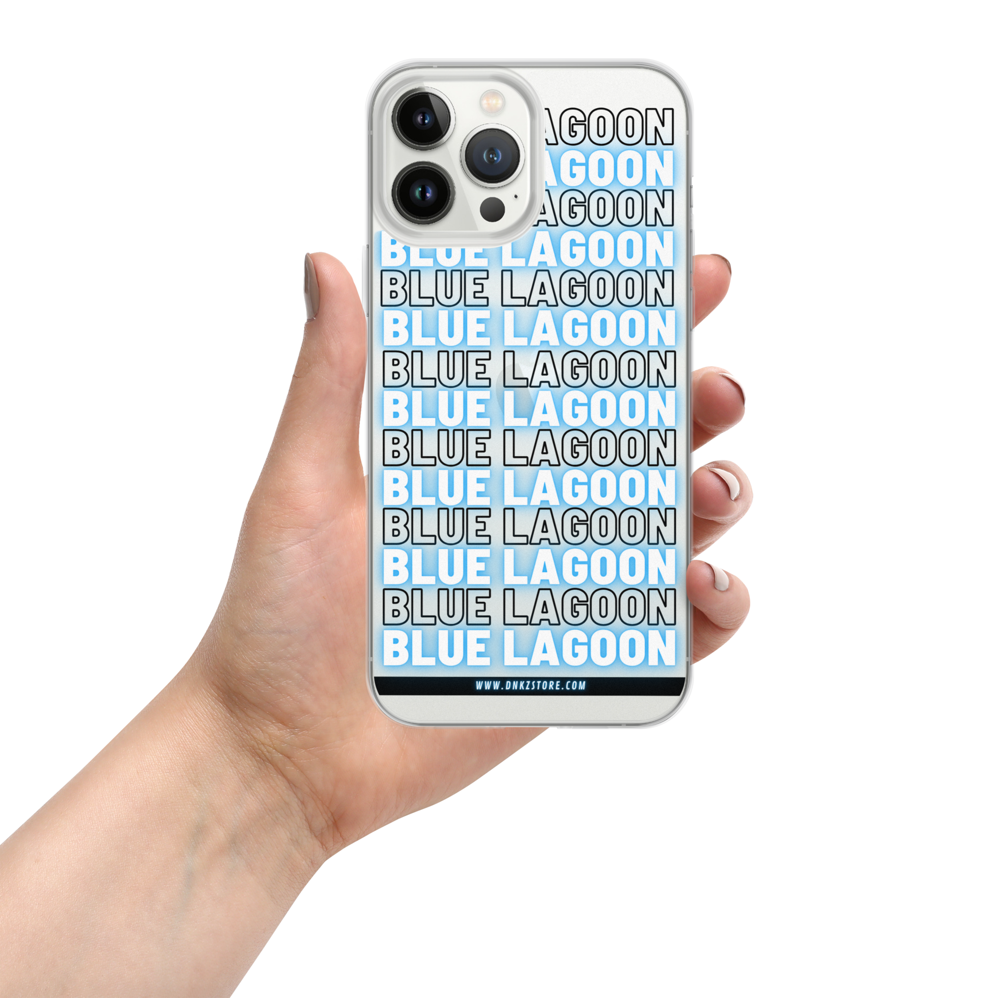 Coque iPhone® DNKZ Multiply - "Blue Lagoon"