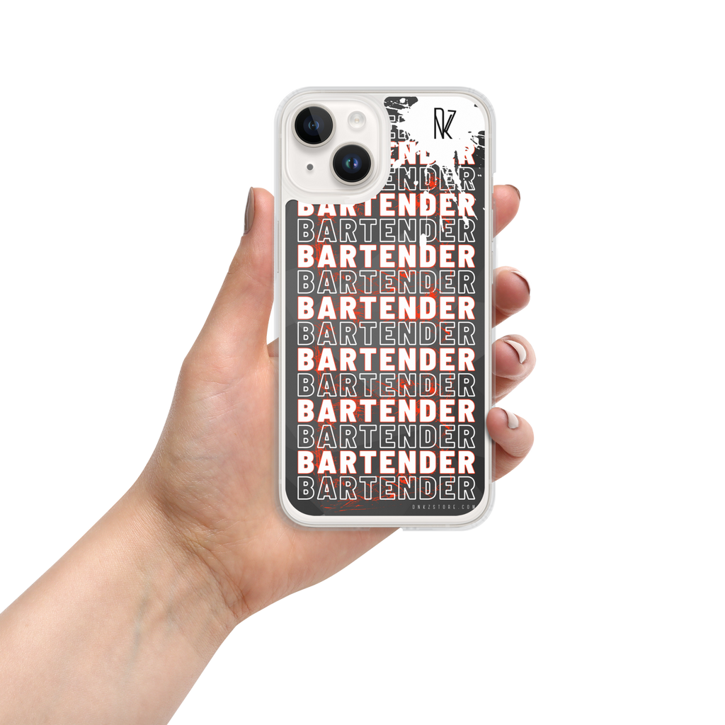 Coque iPhone® DNKZ Crew Bartender - "Red"