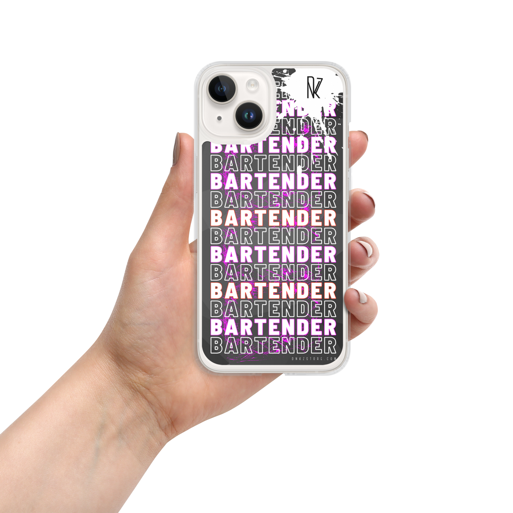 Coque pour iPhone® DNKZ Crew Bartender - "Purple"