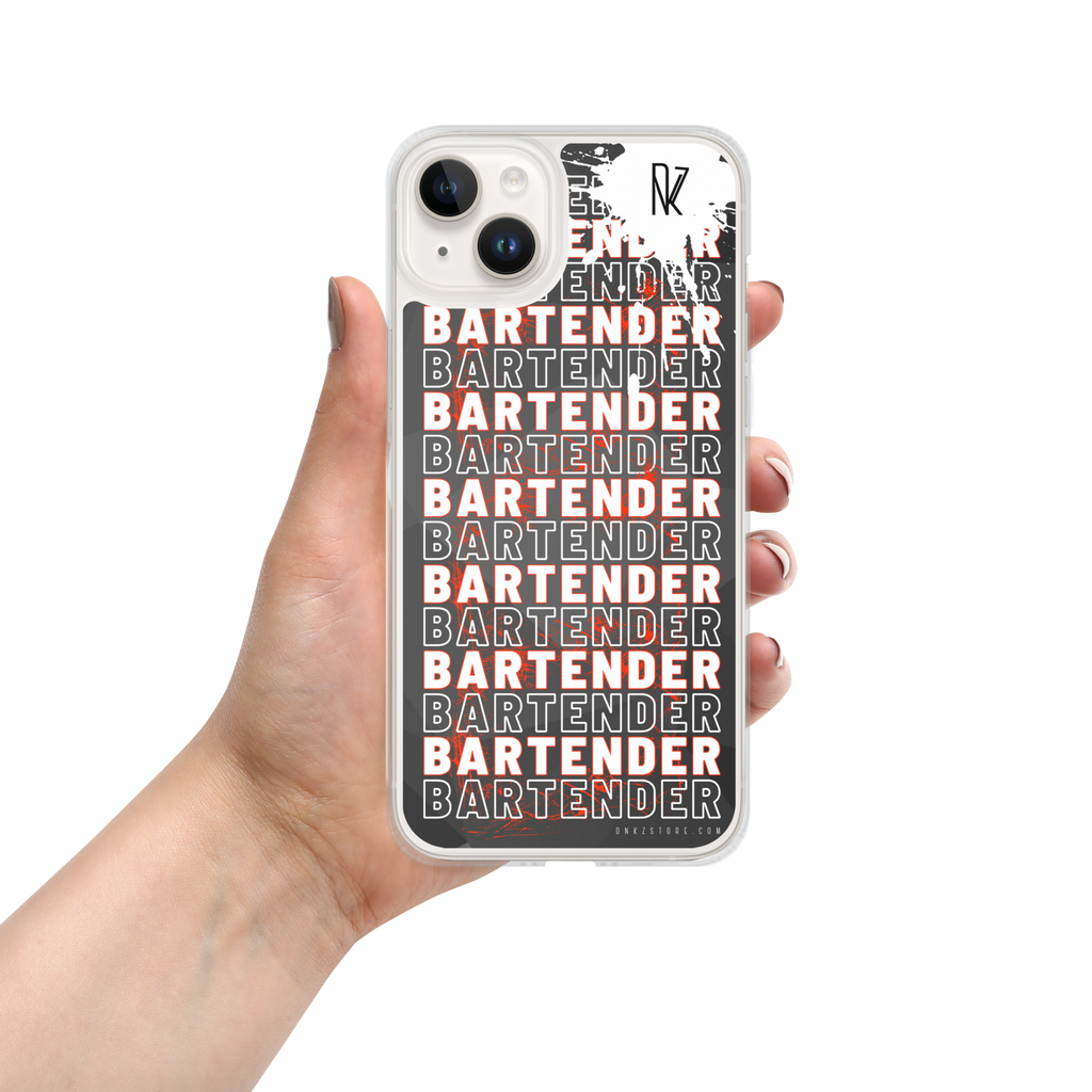 Coque iPhone® DNKZ Crew Bartender - "Red"