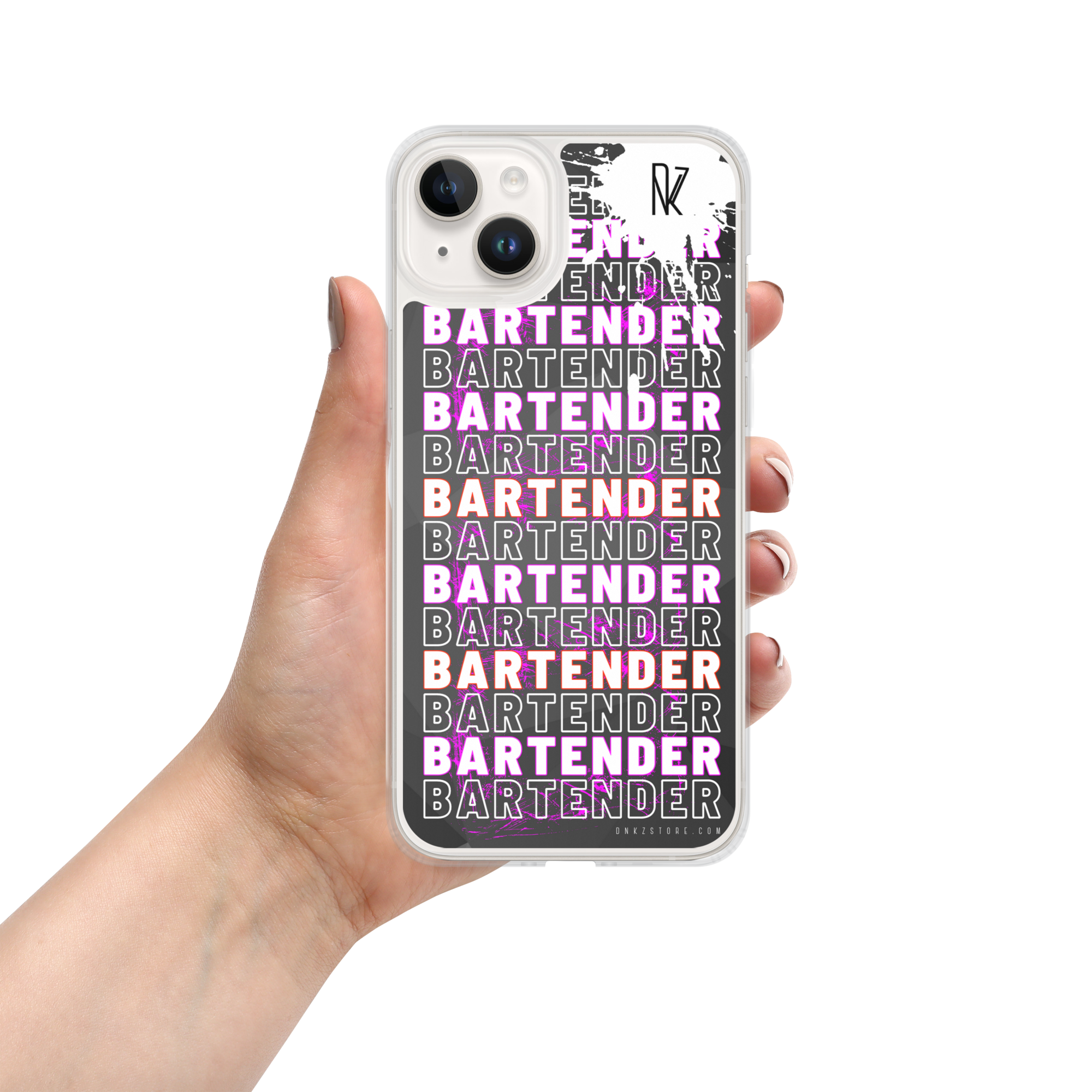 Coque pour iPhone® DNKZ Crew Bartender - "Purple"