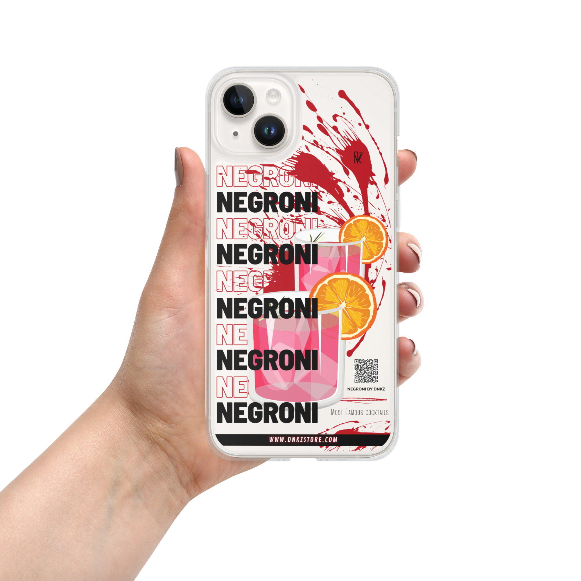 Coque iPhone® DNKZ Most Famous Cocktails - "Negroni"