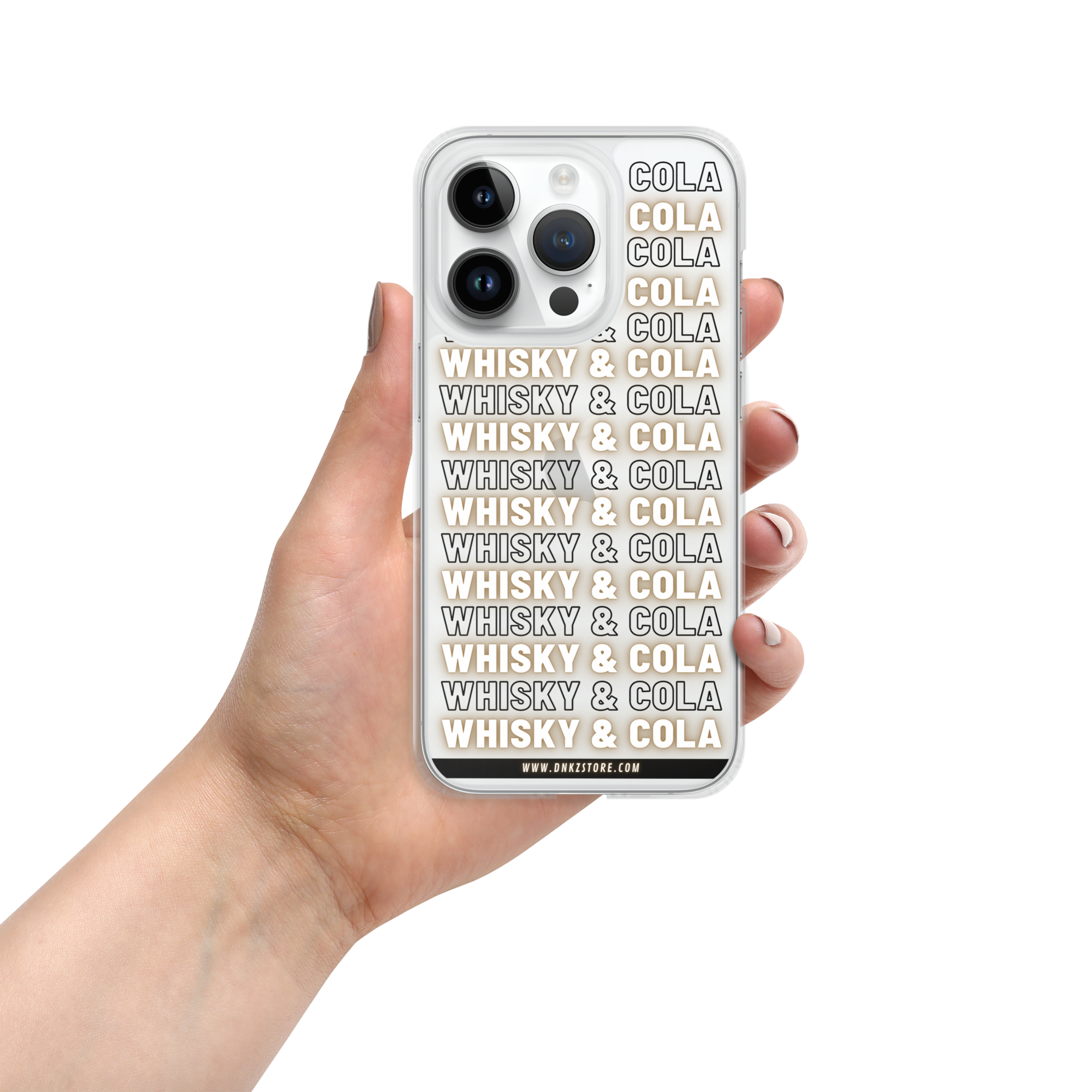 Coque iPhone® DNKZ Multiply - "Whisky & Cola"