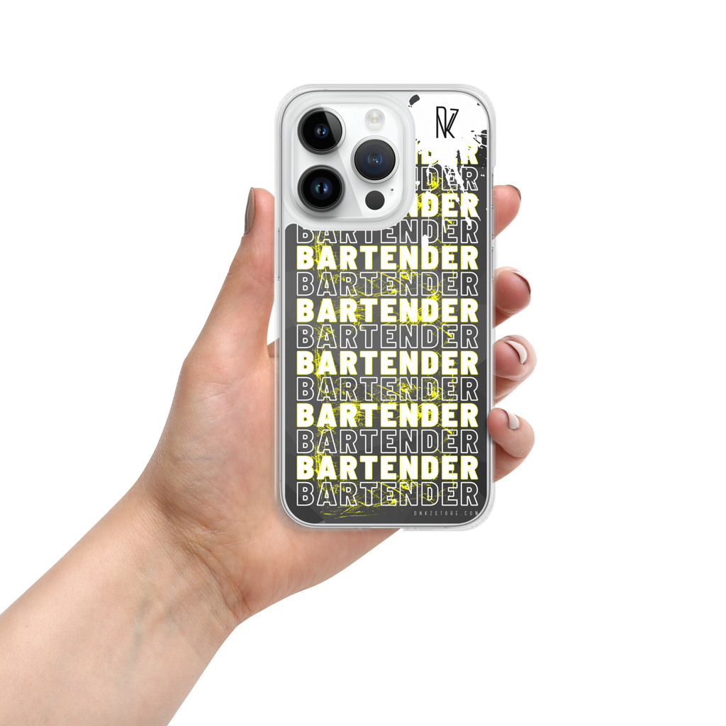 Coque pour iPhone® DNKZ Crew Bartender - "Yellow"