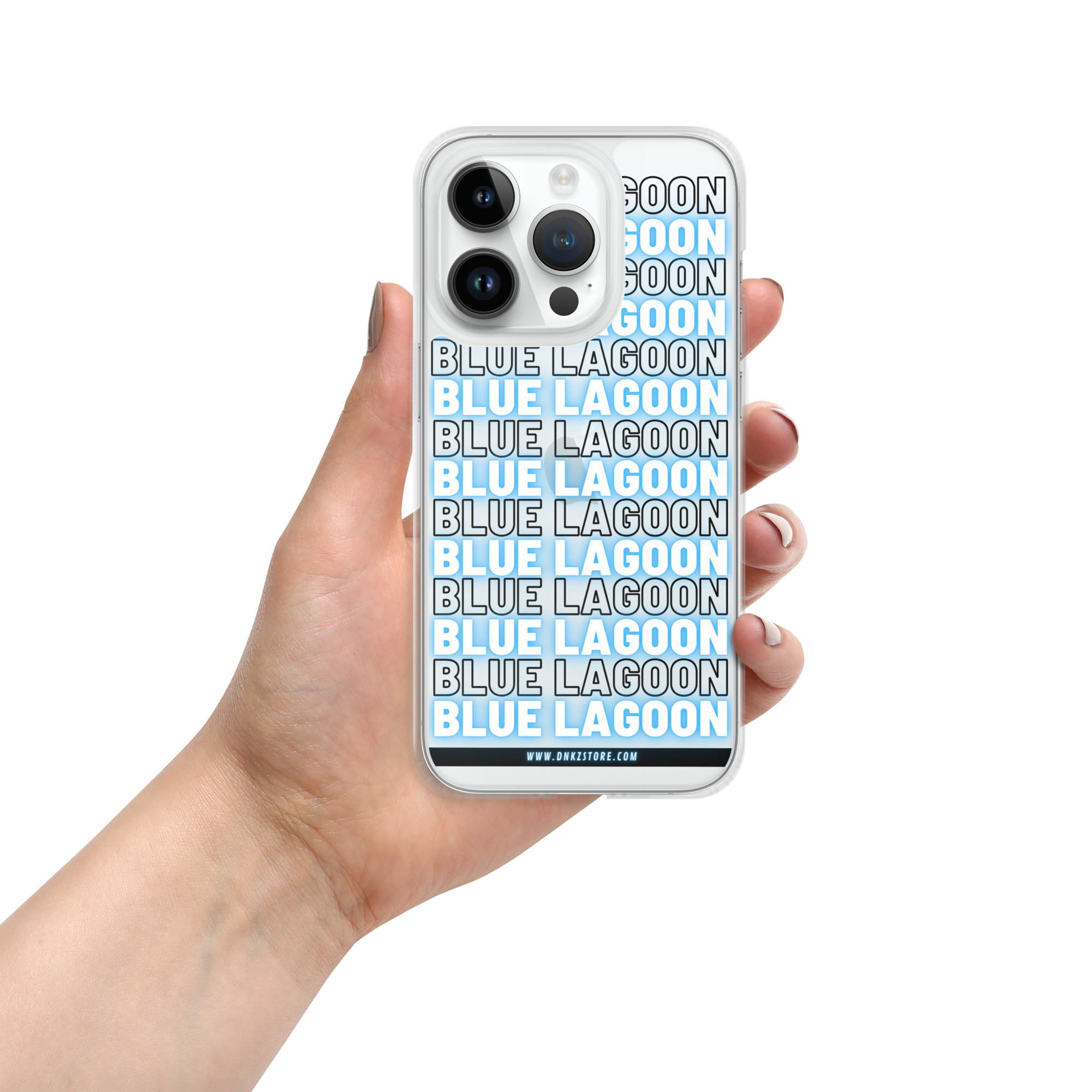 Coque iPhone® DNKZ Multiply - "Blue Lagoon"