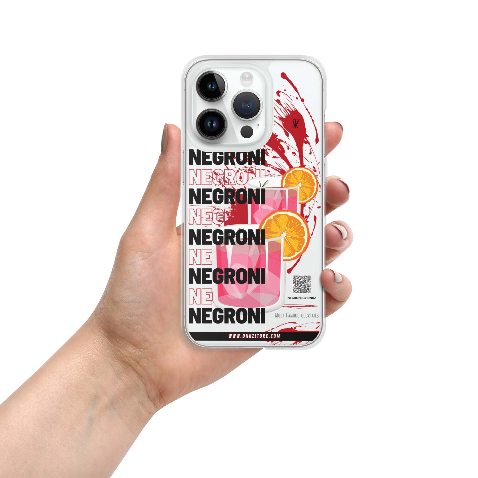 Coque iPhone® DNKZ Most Famous Cocktails - "Negroni"