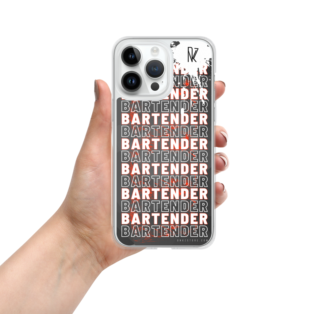 Coque iPhone® DNKZ Crew Bartender - "Red"