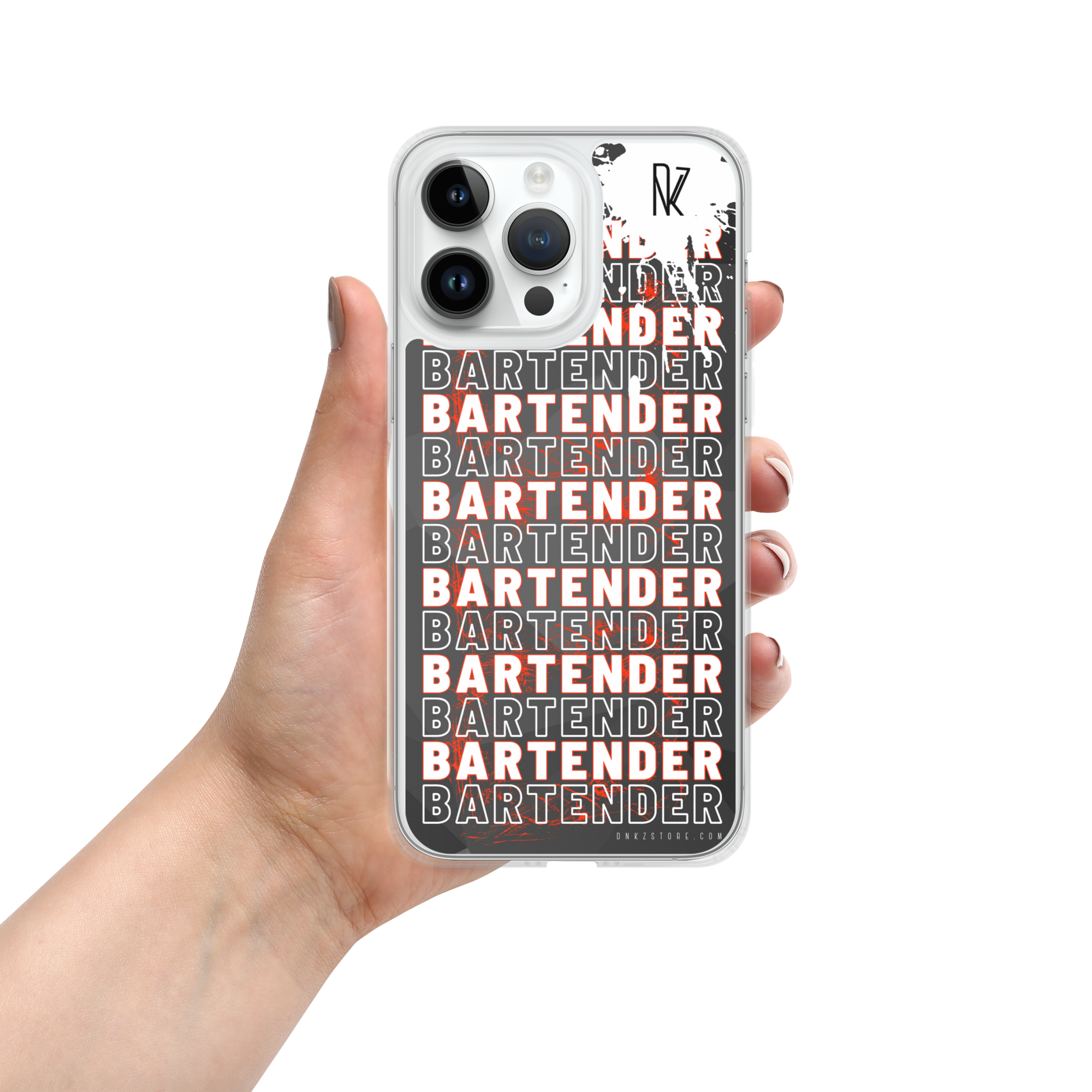 Coque iPhone® DNKZ Crew Bartender - "Red"