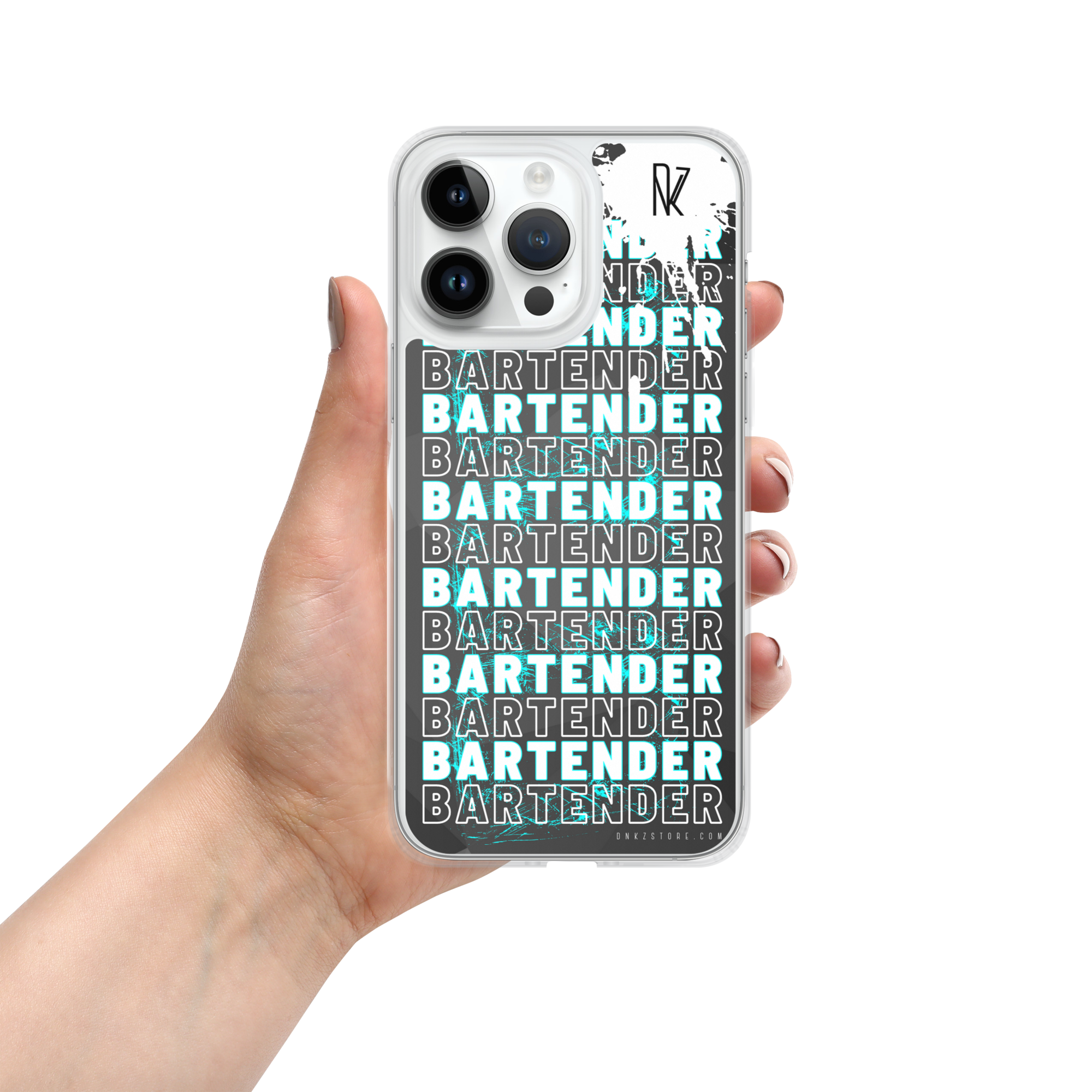 Coque pour iPhone® DNKZ Crew Bartender - "Blue"
