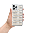 Coque iPhone DNKZ Multiply "Whisky & Cola" — accessoire barman bartender cocktail