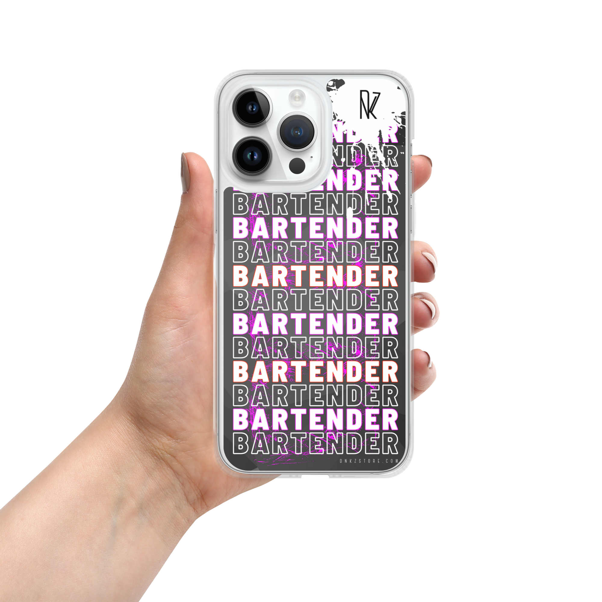 Coque pour iPhone® DNKZ Crew Bartender - "Purple"