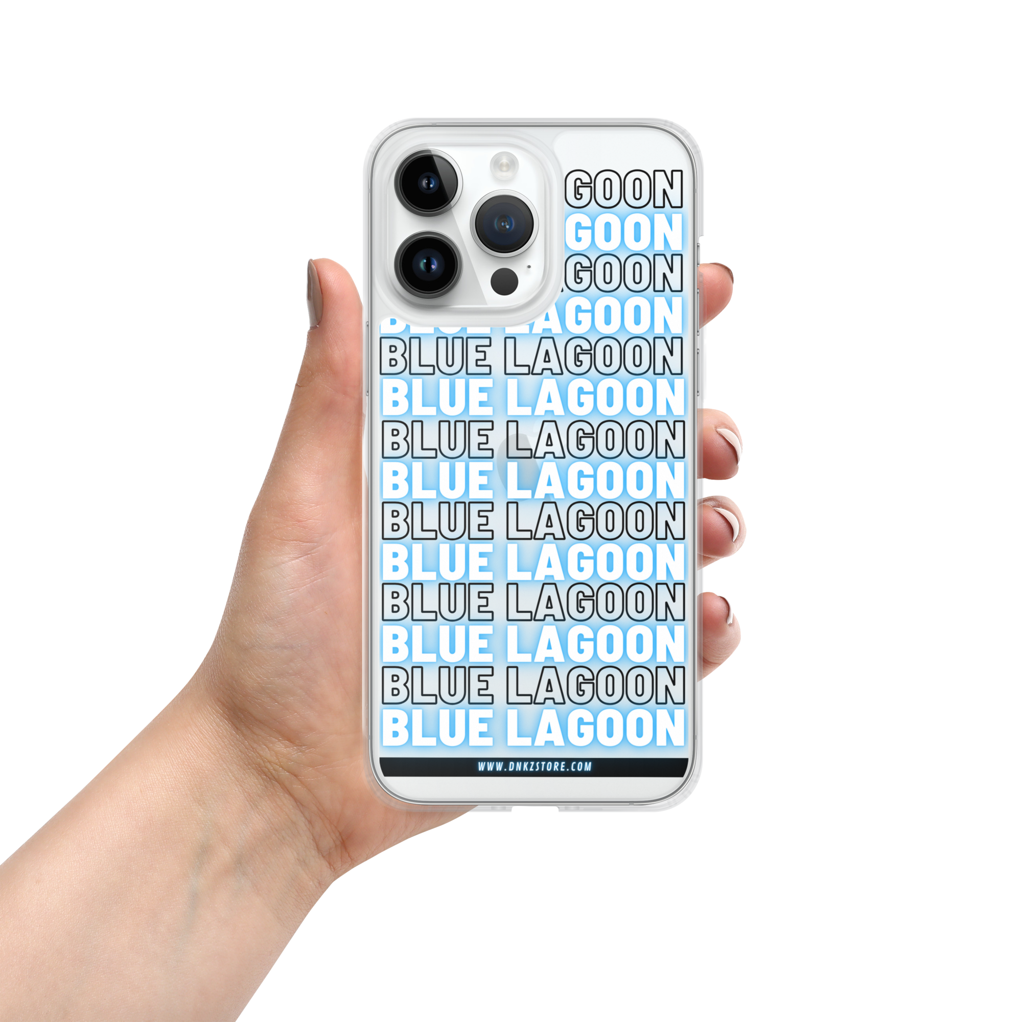 Coque iPhone® DNKZ Multiply - "Blue Lagoon"