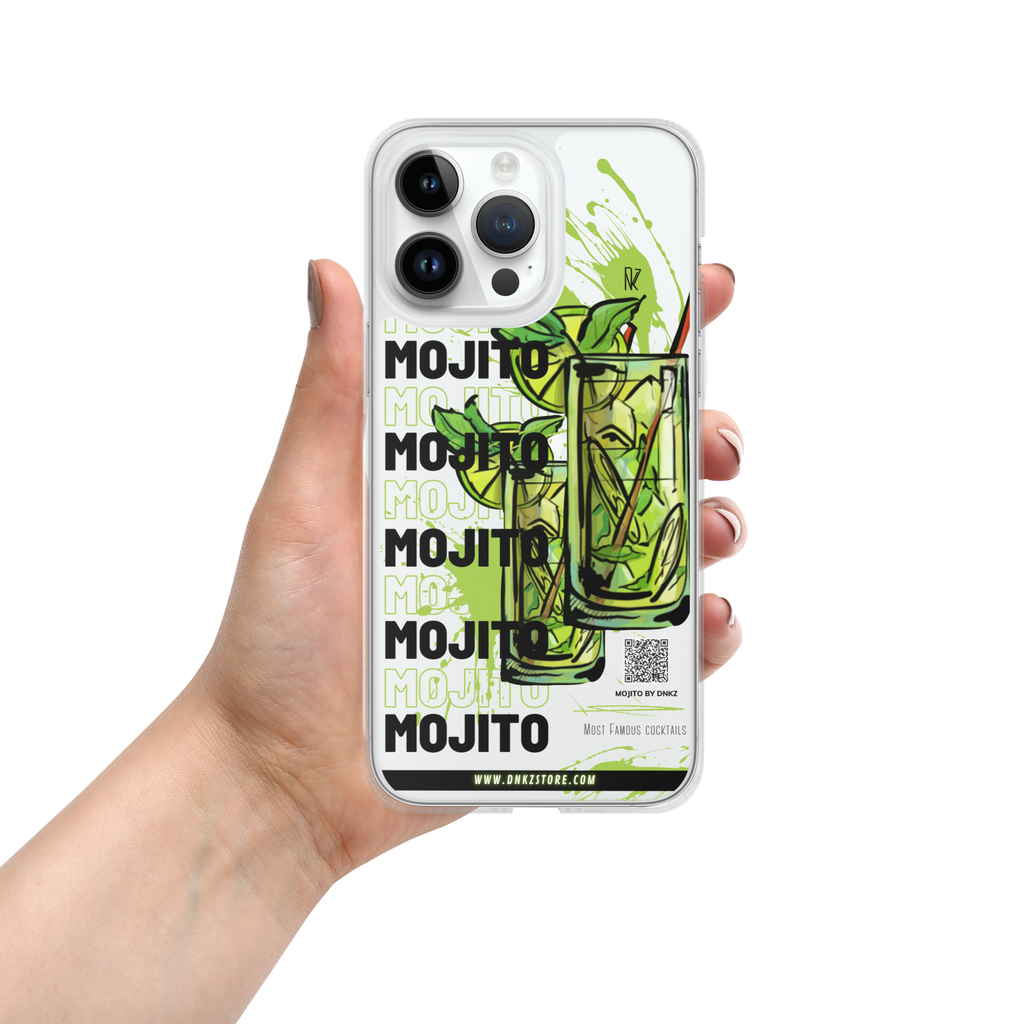 Coque iPhone DNKZ Most Famous Cocktails "Mojito" — accessoire barman bartender cocktail streetwear