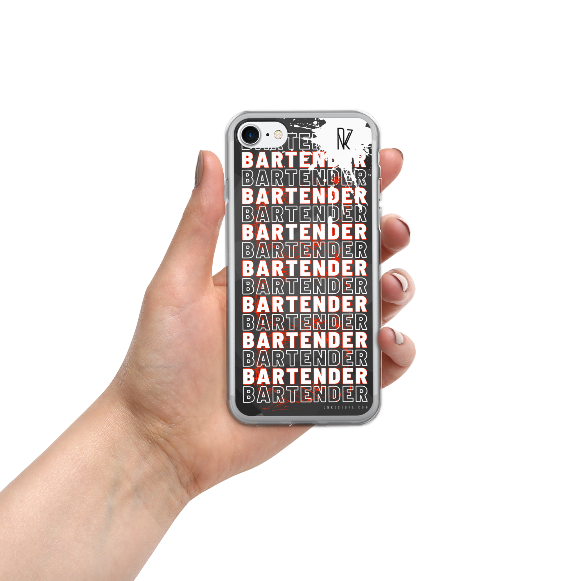 Coque iPhone® DNKZ Crew Bartender - "Red"