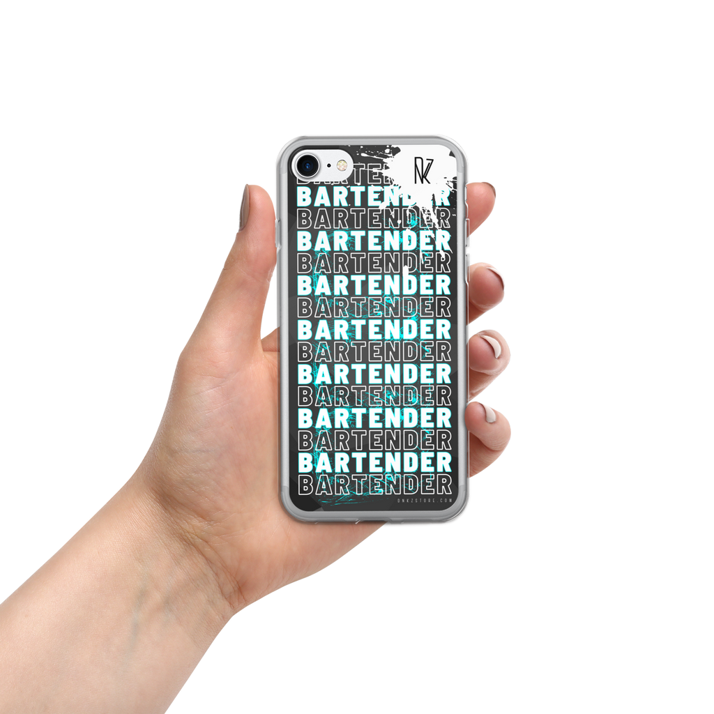 Coque pour iPhone® DNKZ Crew Bartender - "Blue"