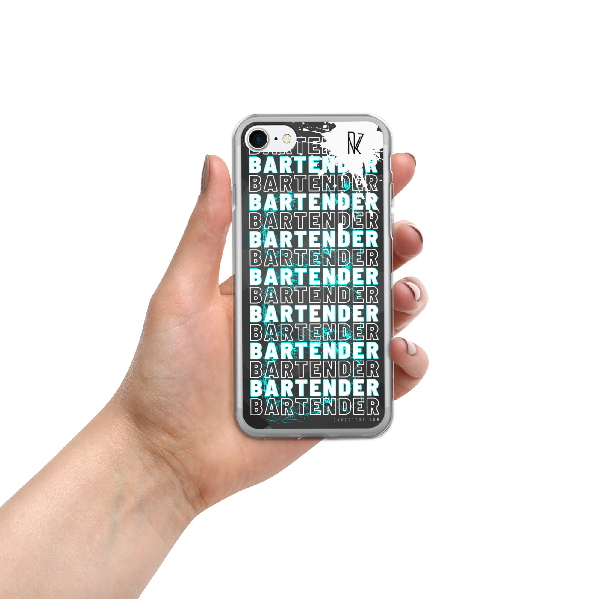 Coque pour iPhone® DNKZ Crew Bartender - "Blue"