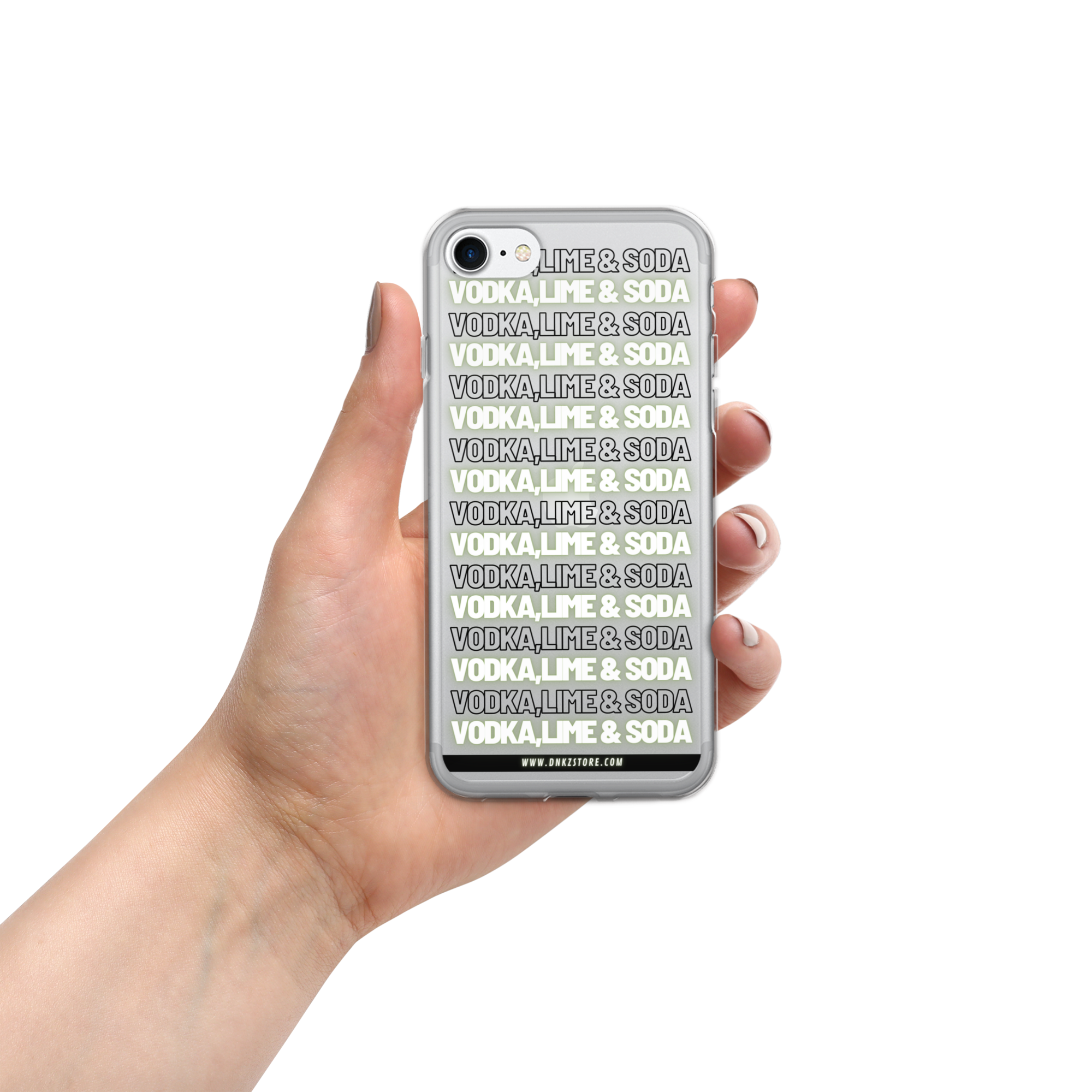 Coque iPhone® DNKZ Multiply - "Vodka,Lime & Soda"