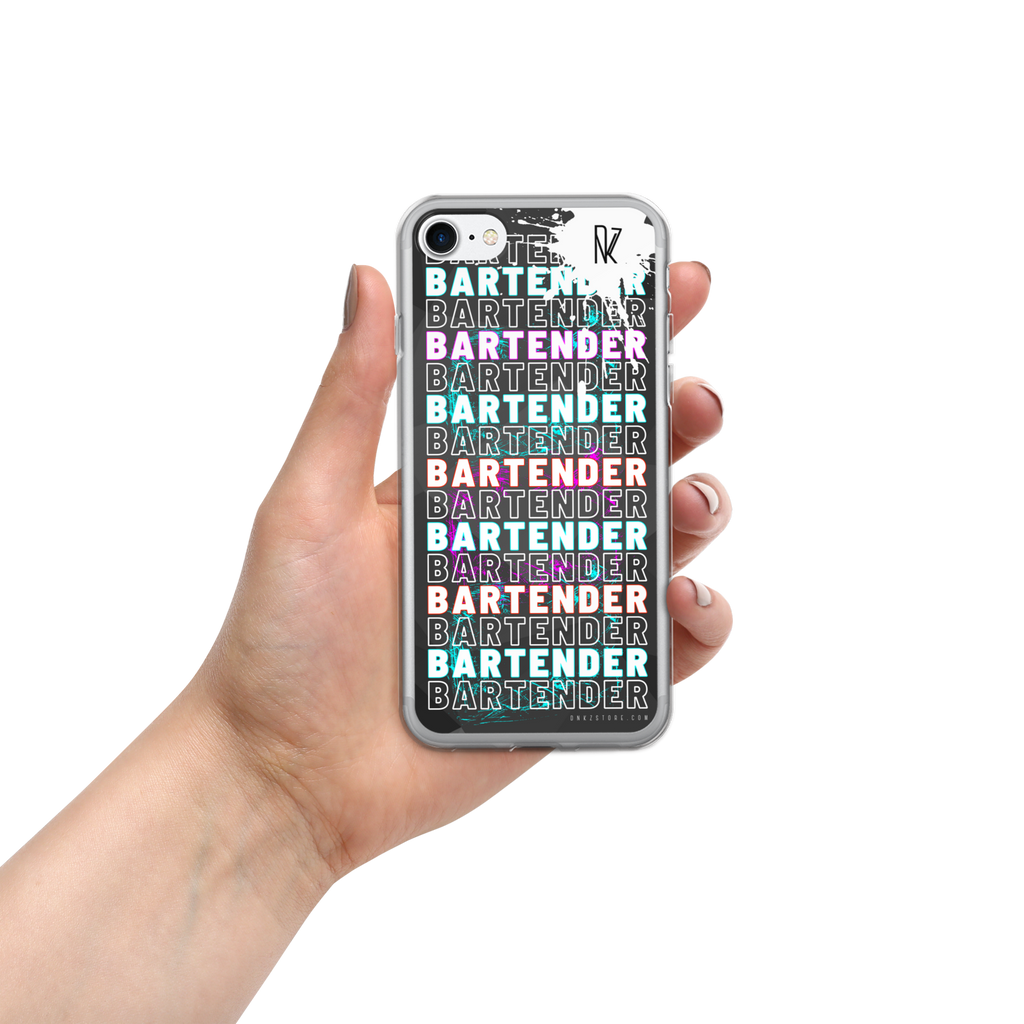 Coque pour iPhone® DNKZ Crew Bartender - "Blue & Purple"