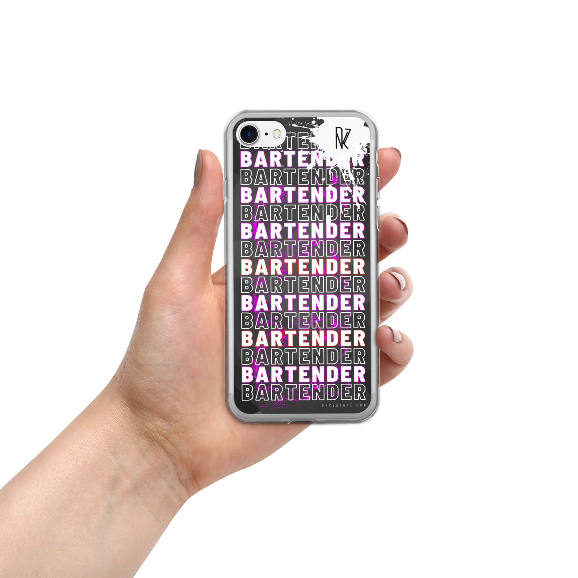 Coque pour iPhone® DNKZ Crew Bartender - "Purple"