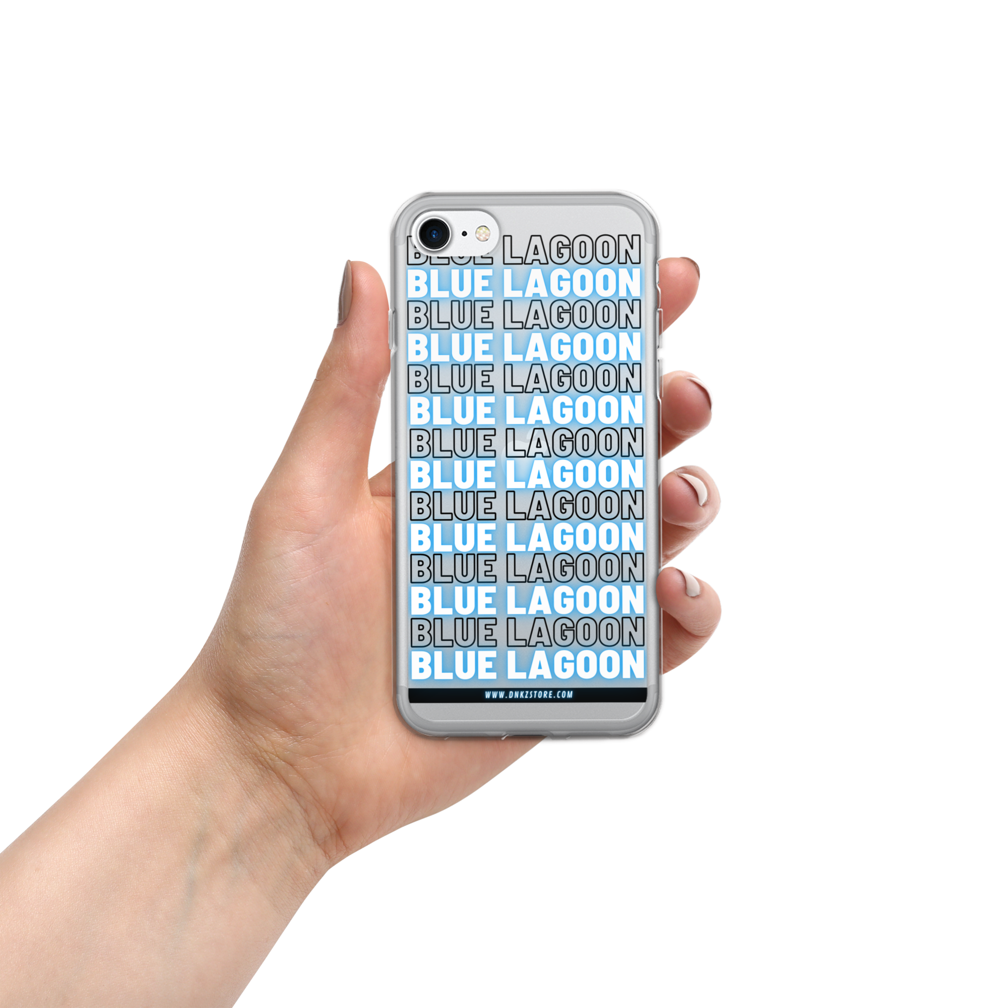 Coque iPhone® DNKZ Multiply - "Blue Lagoon"