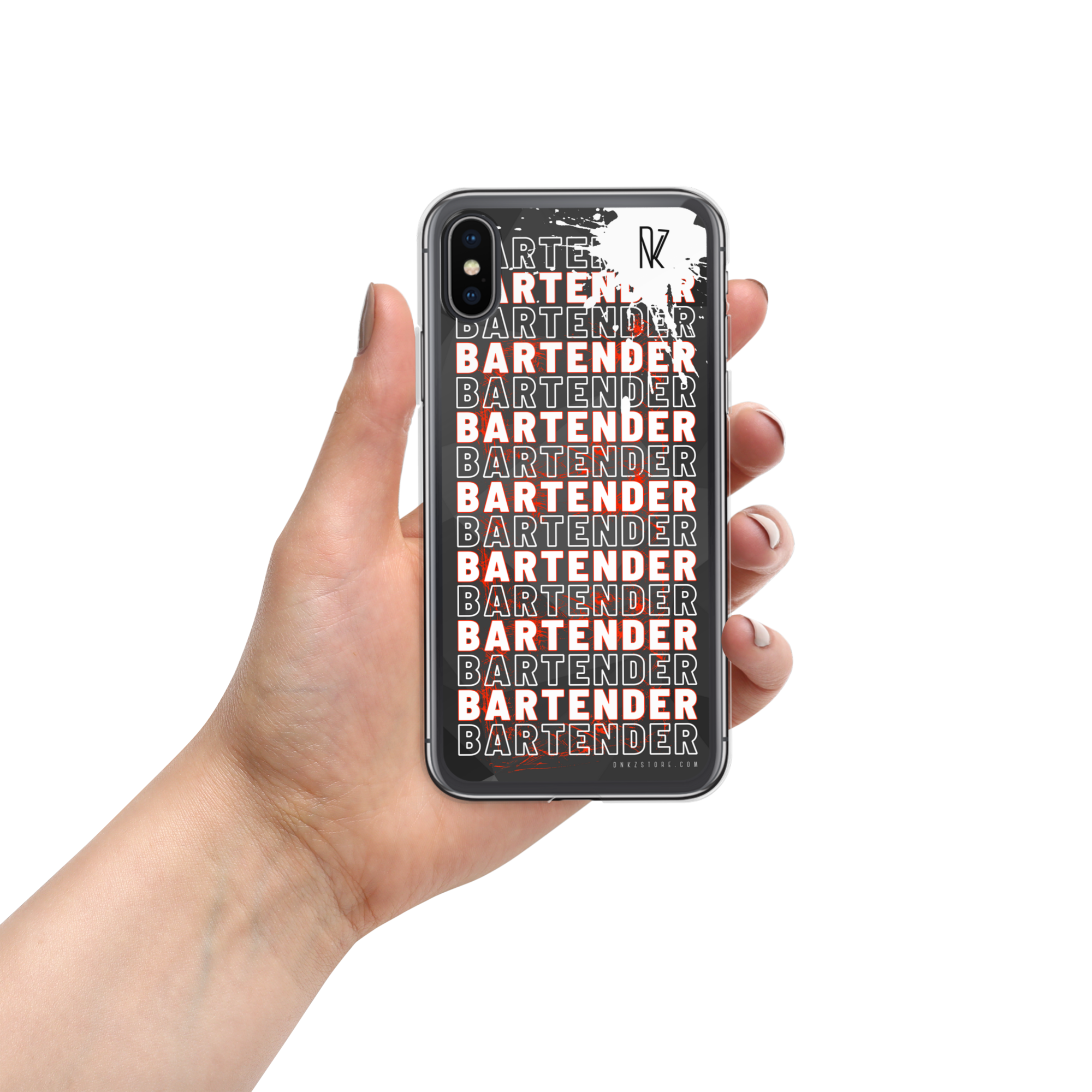 Coque iPhone® DNKZ Crew Bartender - "Red"