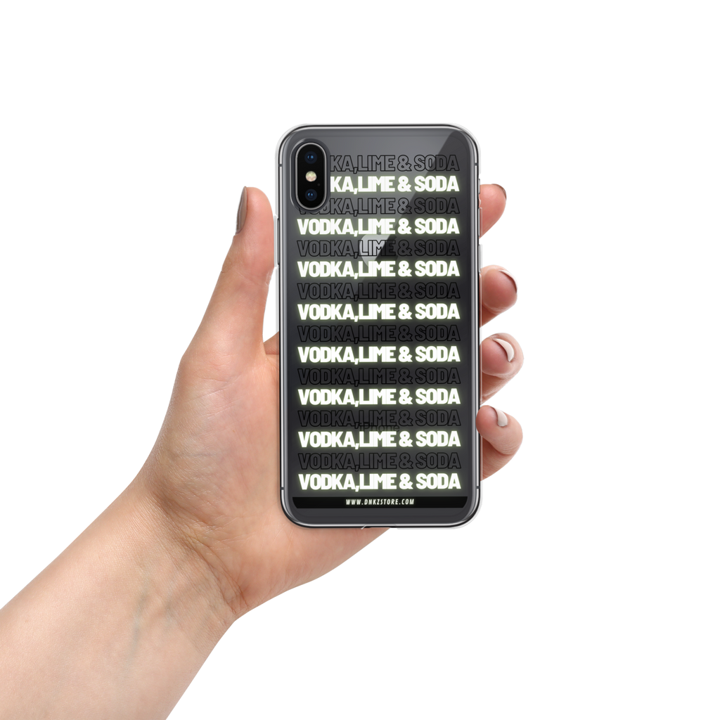 Coque iPhone® DNKZ Multiply - "Vodka,Lime & Soda"