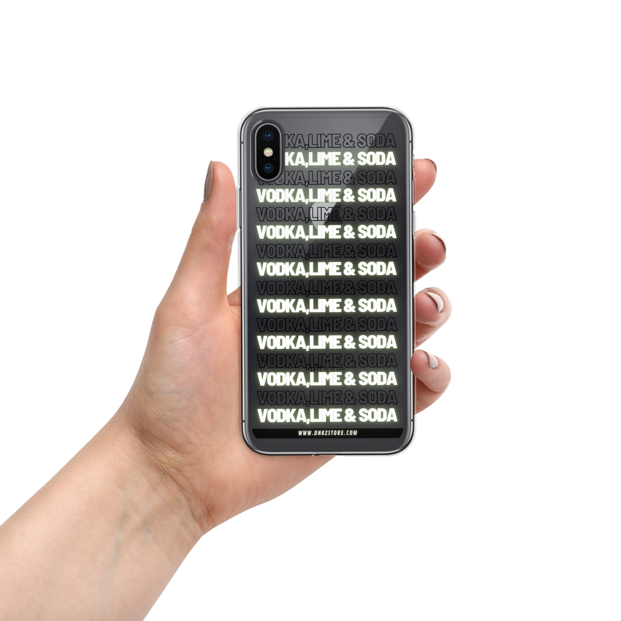 Coque iPhone® DNKZ Multiply - "Vodka,Lime & Soda"