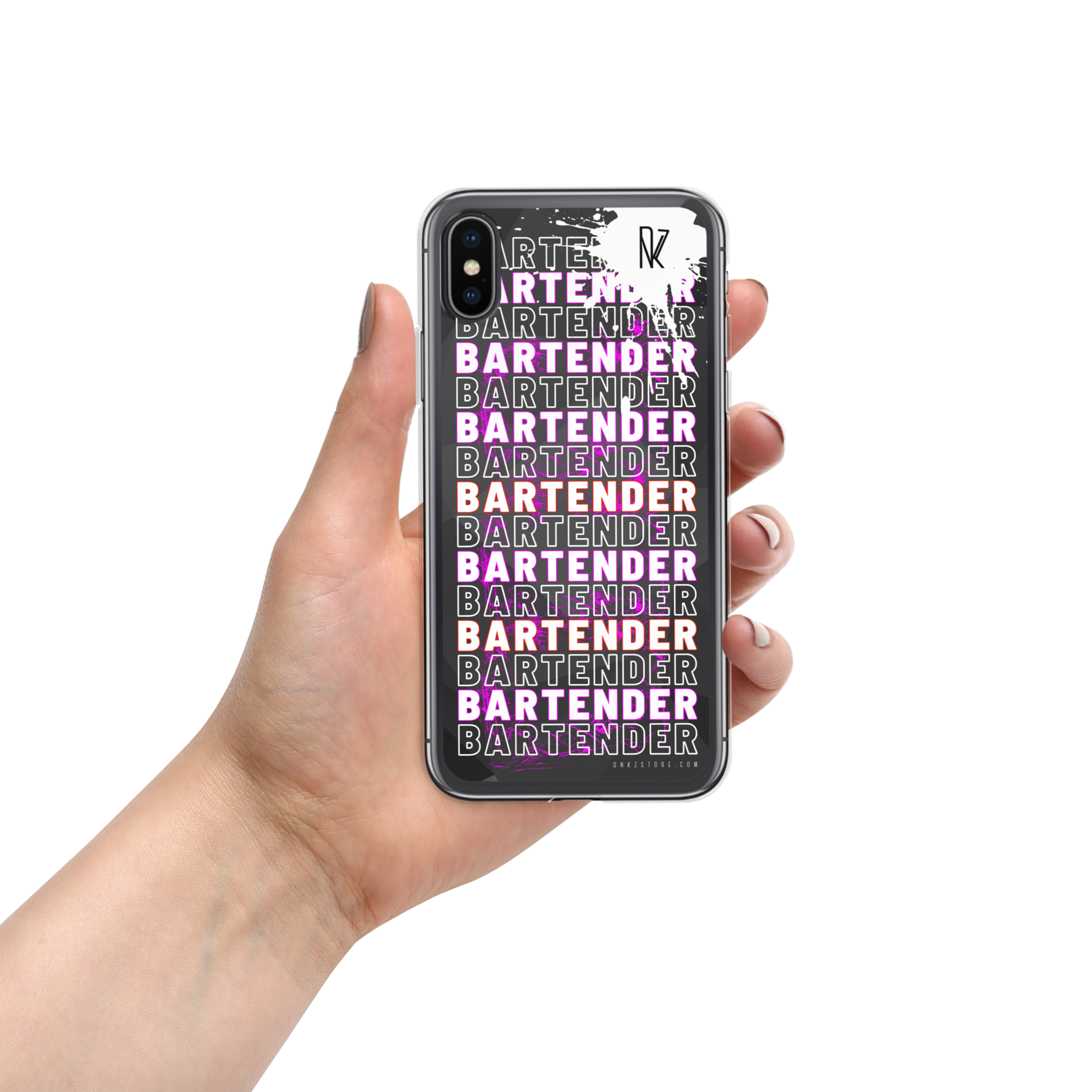 Coque pour iPhone® DNKZ Crew Bartender - "Purple"