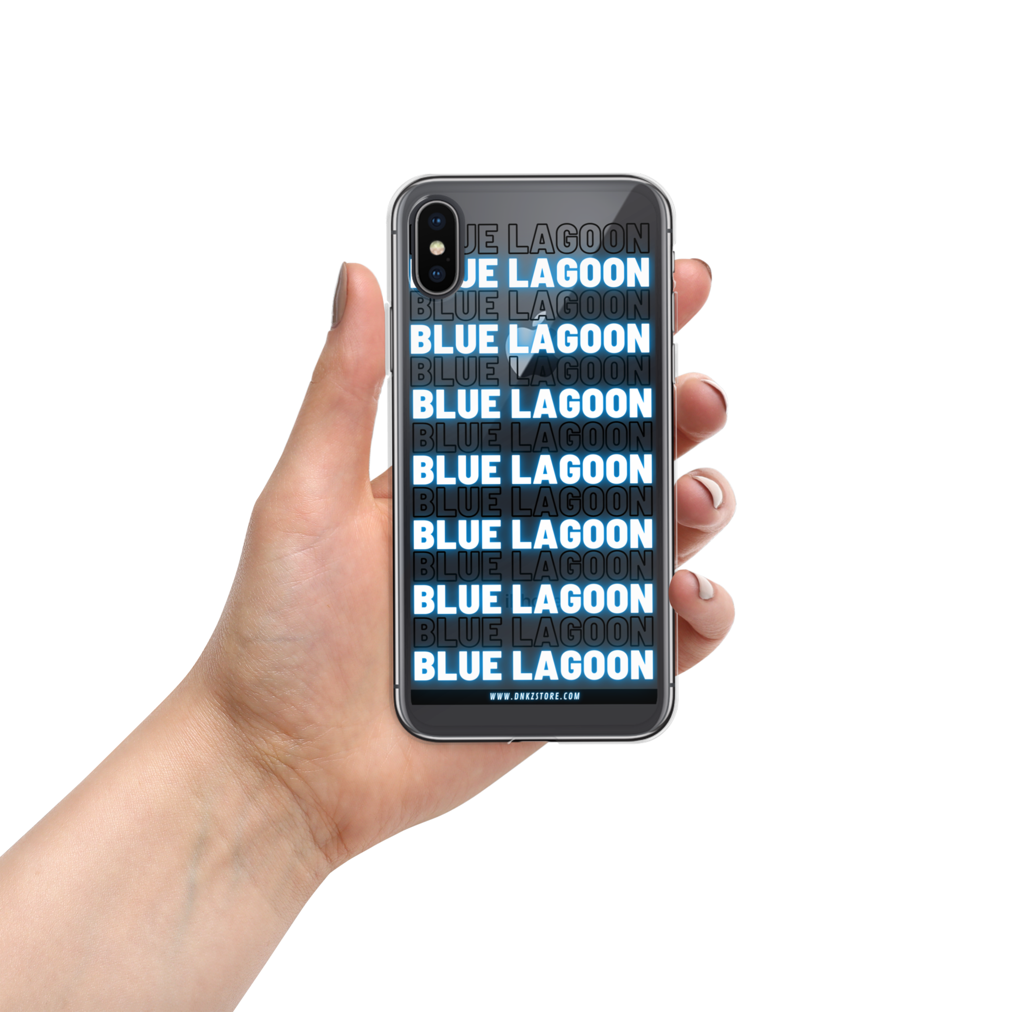 Coque iPhone® DNKZ Multiply - "Blue Lagoon"