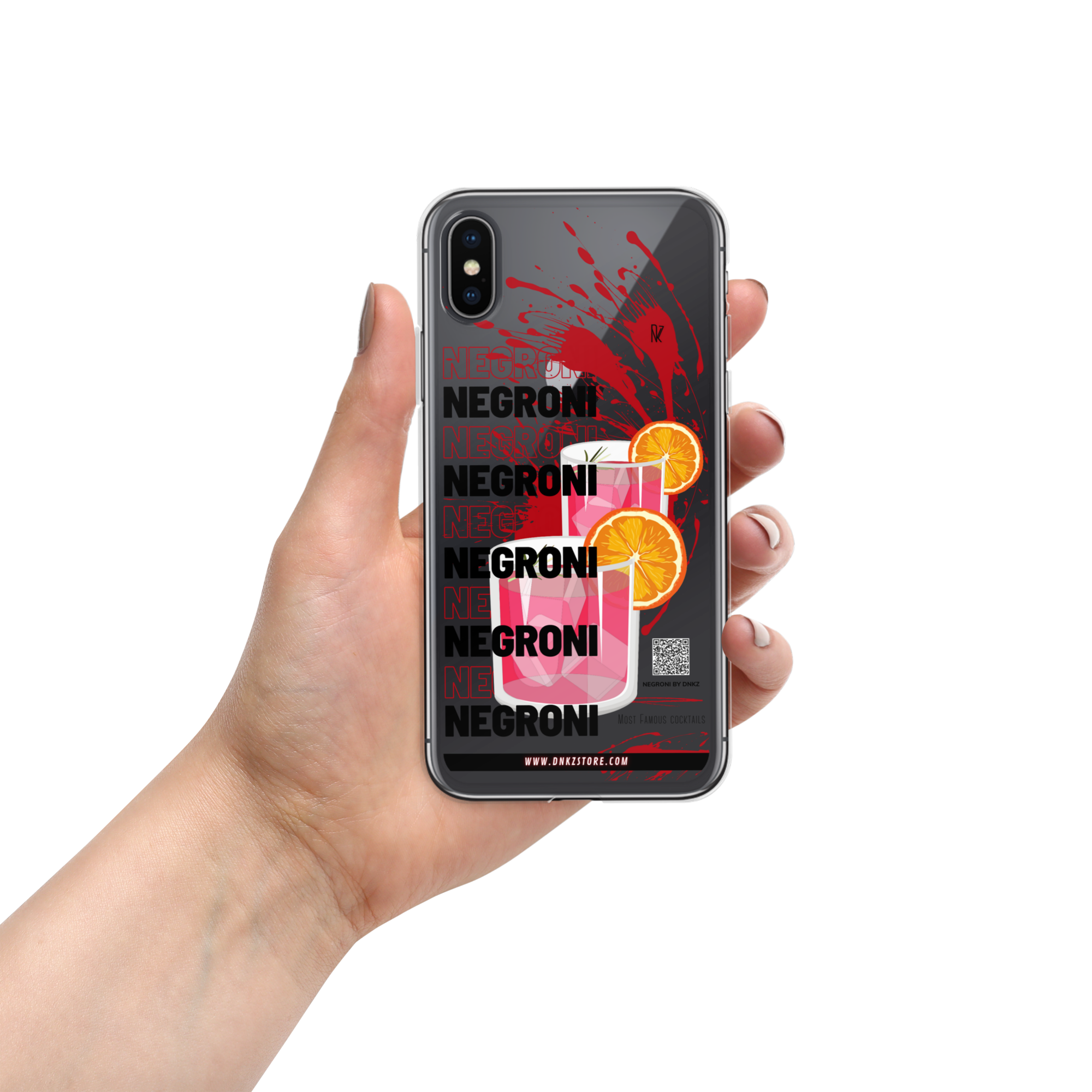 Coque iPhone® DNKZ Most Famous Cocktails - "Negroni"