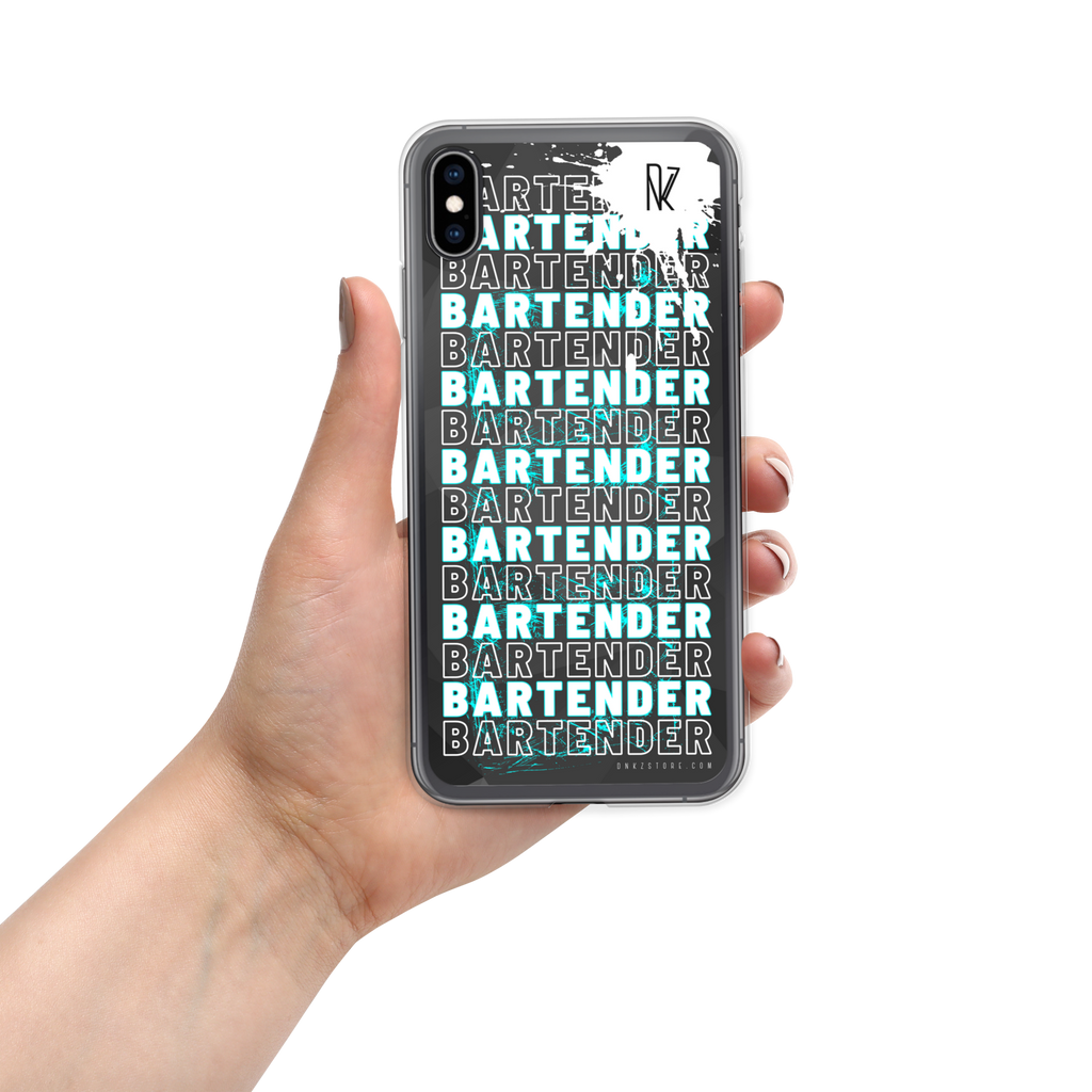 Coque pour iPhone® DNKZ Crew Bartender - "Blue"