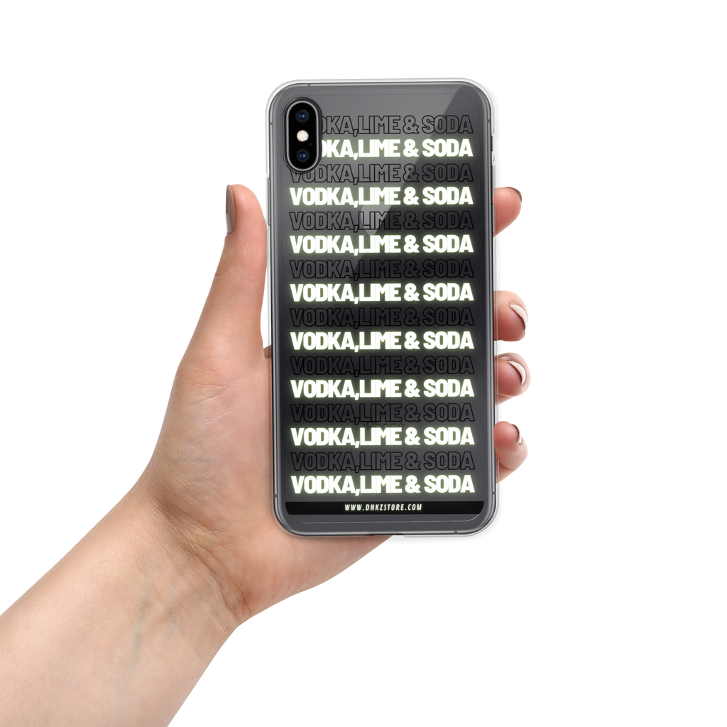 Coque iPhone® DNKZ Multiply - "Vodka,Lime & Soda"