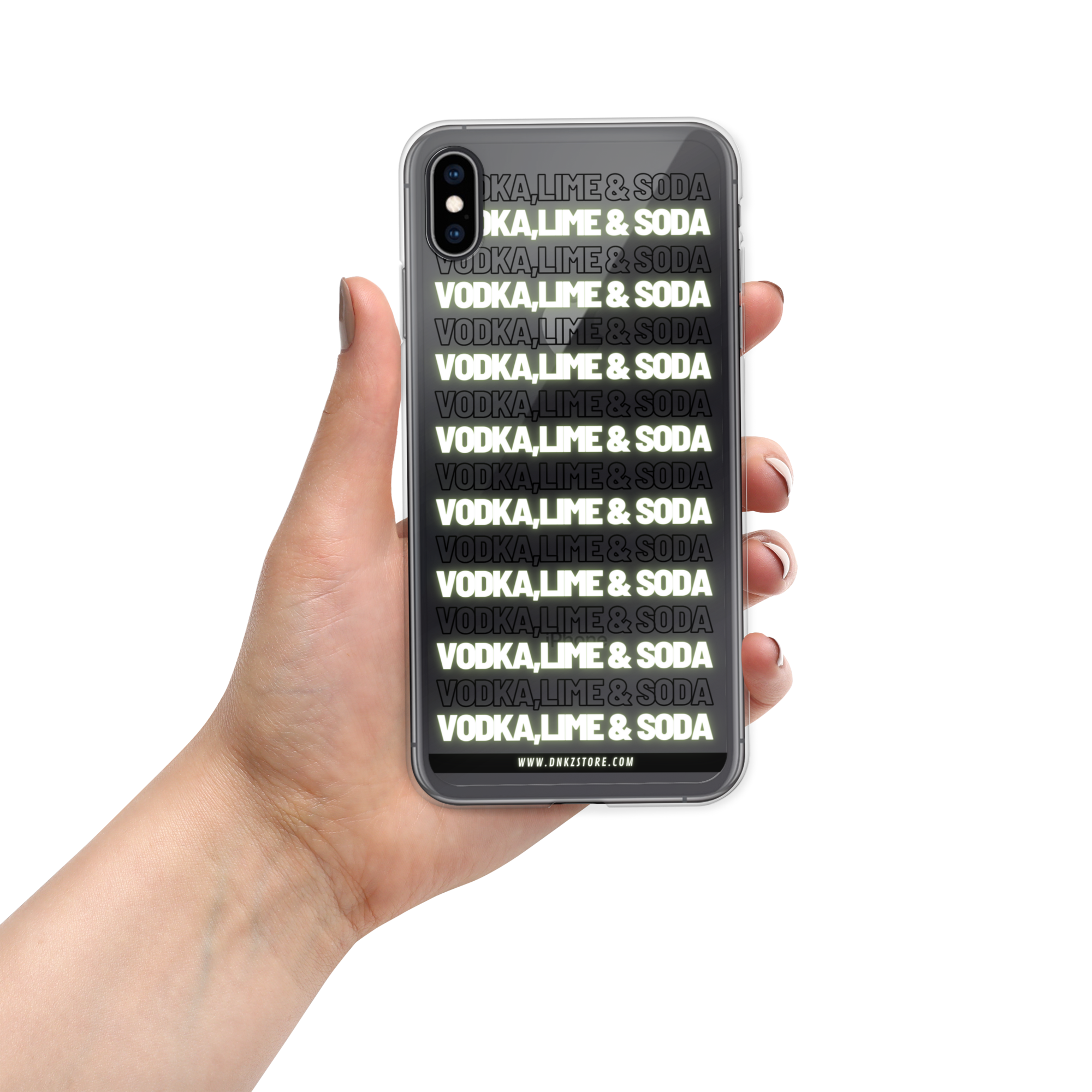 Coque iPhone® DNKZ Multiply - "Vodka,Lime & Soda"