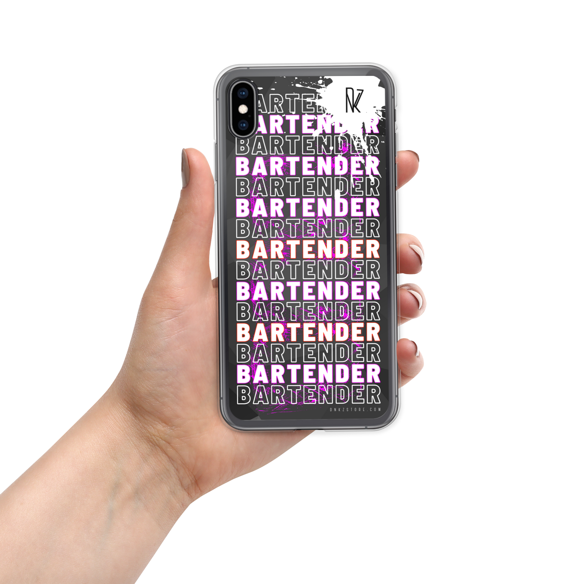 Coque pour iPhone® DNKZ Crew Bartender - "Purple"
