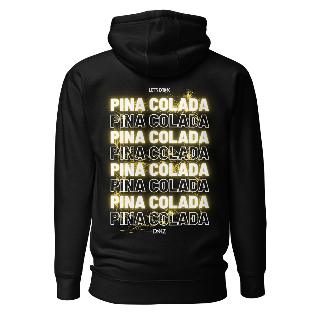 Hoodie DNKZ Multiply "Pina Colada" — face, sweat capuche cocktail pina colada bartender